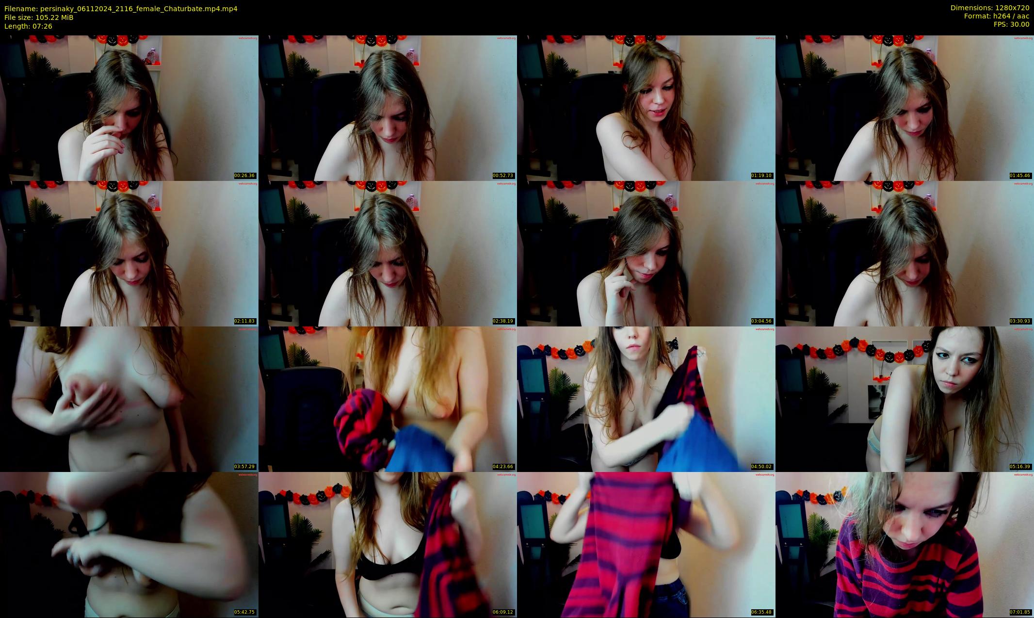 persinaky — 8 minute Chaturbate female cam show recording, 720p, Nov 6, 2024