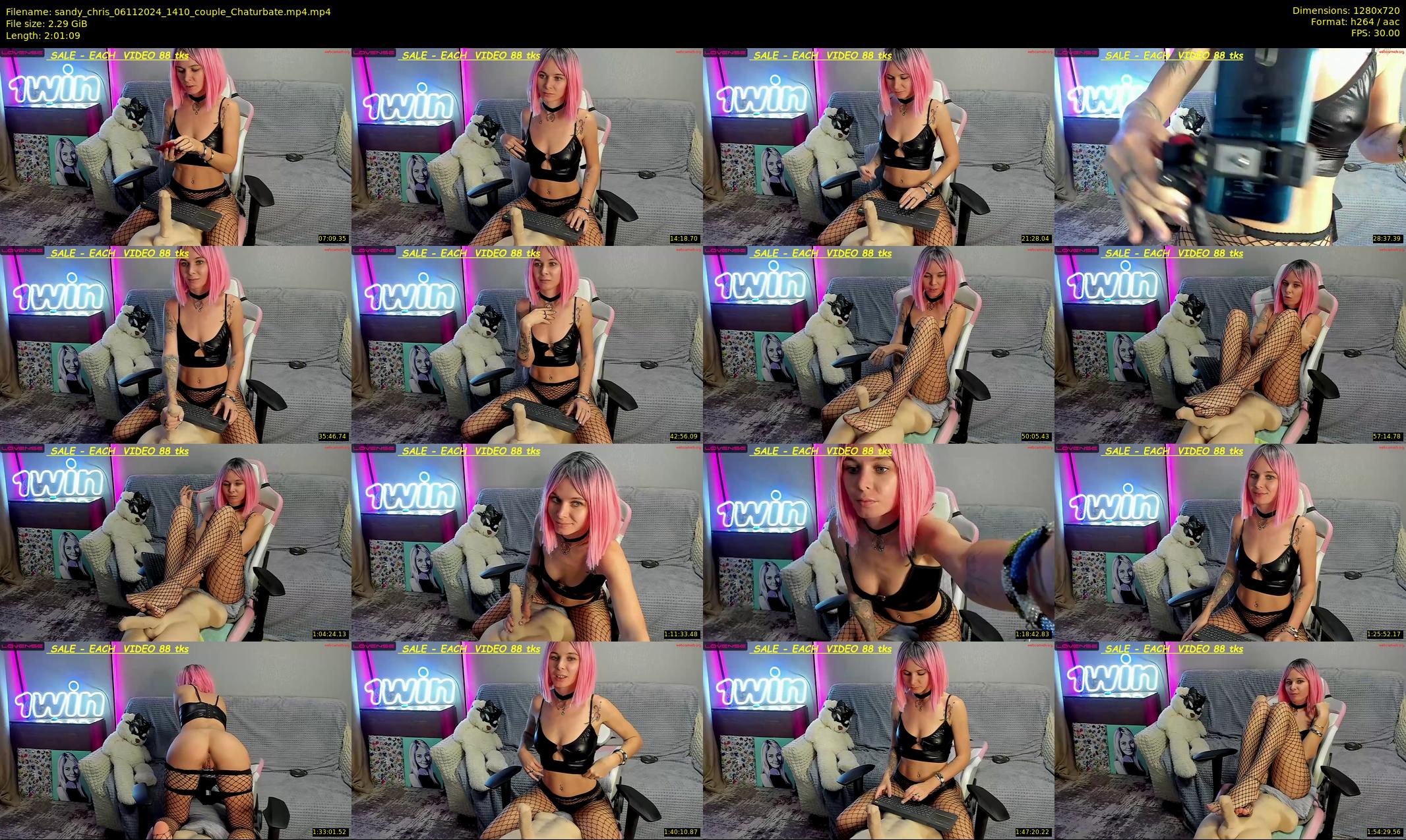 sandy_chris — 122 minute Chaturbate couple cam show recording, 720p, Nov 6, 2024