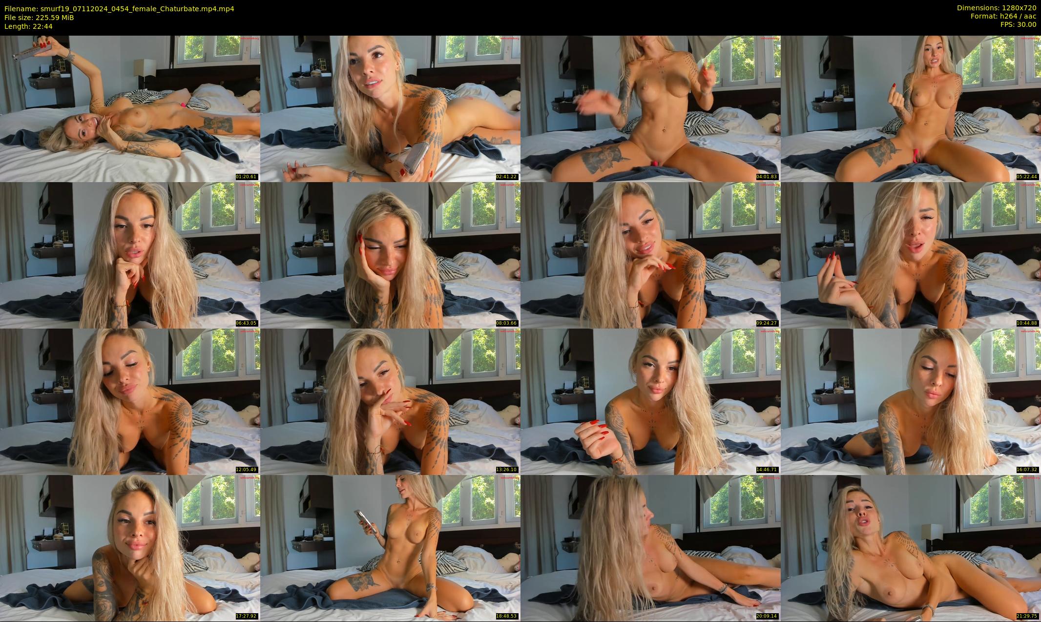 smurf19 — 23 minute Chaturbate female cam show recording, 720p, Nov 7, 2024