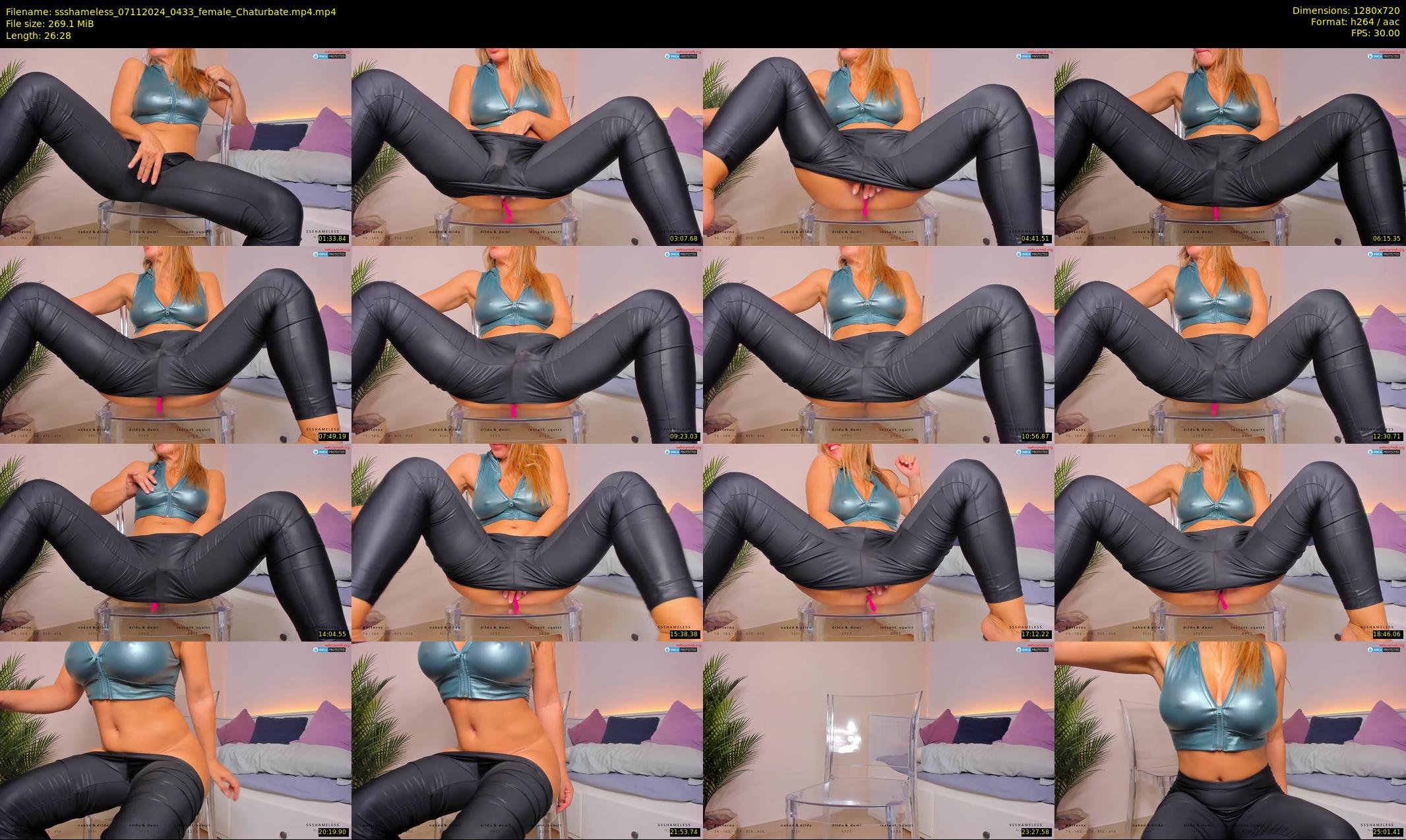 ssshameless — 27 minute Chaturbate female cam show recording, 720p, Nov 7, 2024