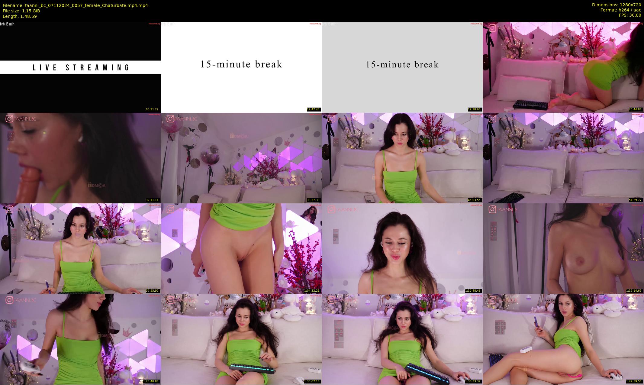 taanni_bc — 109 minute Chaturbate female cam show recording, 720p, Nov 7, 2024