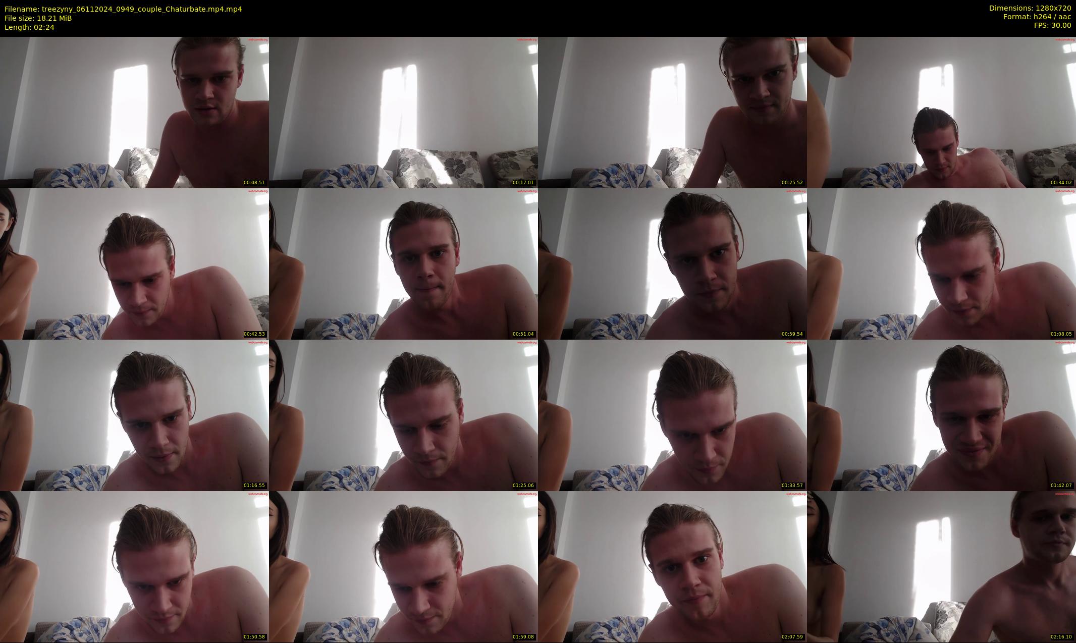 treezyny — 3 minute Chaturbate couple cam show recording, 720p, Nov 6, 2024
