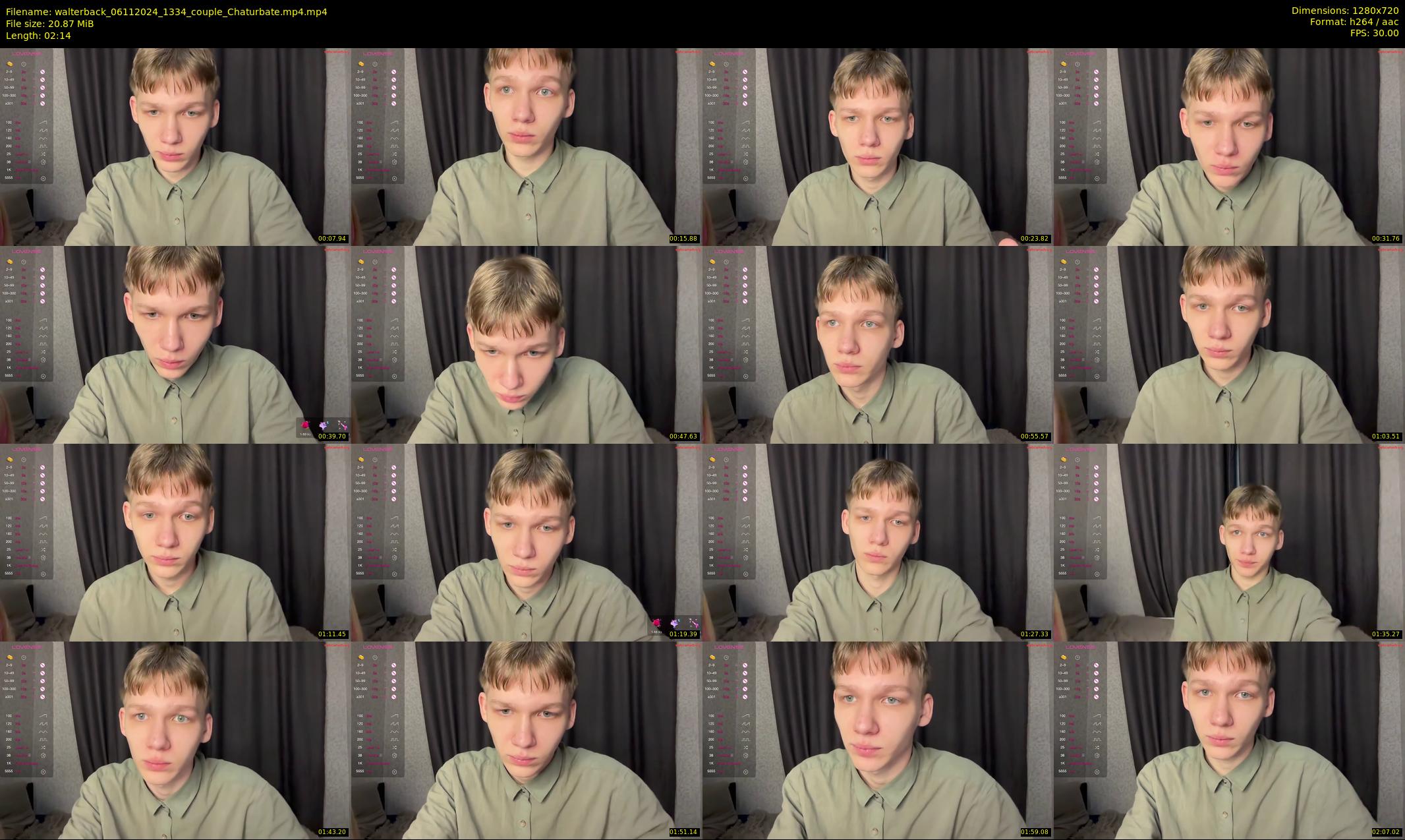 walterback — 3 minute Chaturbate male cam show recording, 720p, Nov 6, 2024