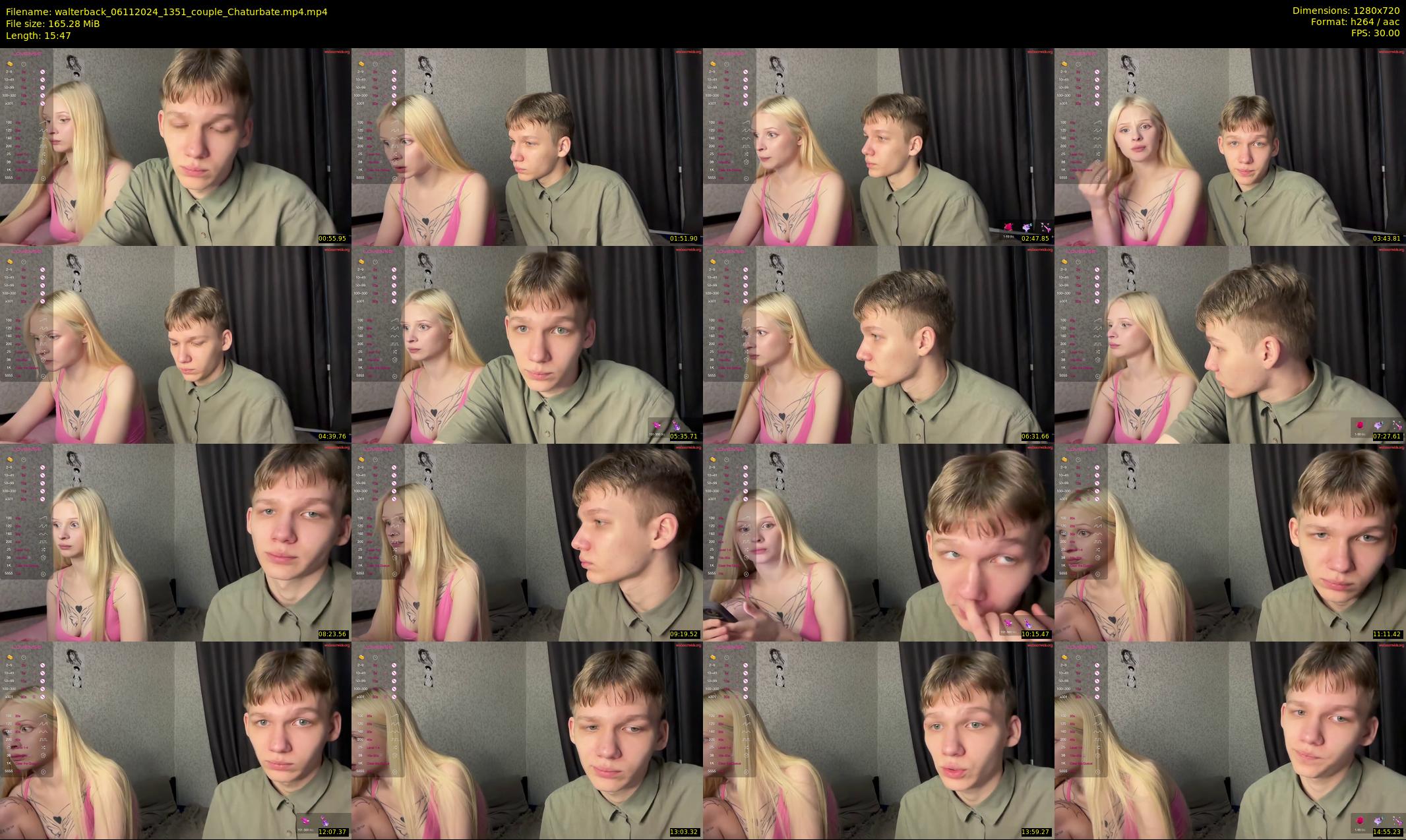 walterback — 16 minute Chaturbate male cam show recording, 720p, Nov 6, 2024