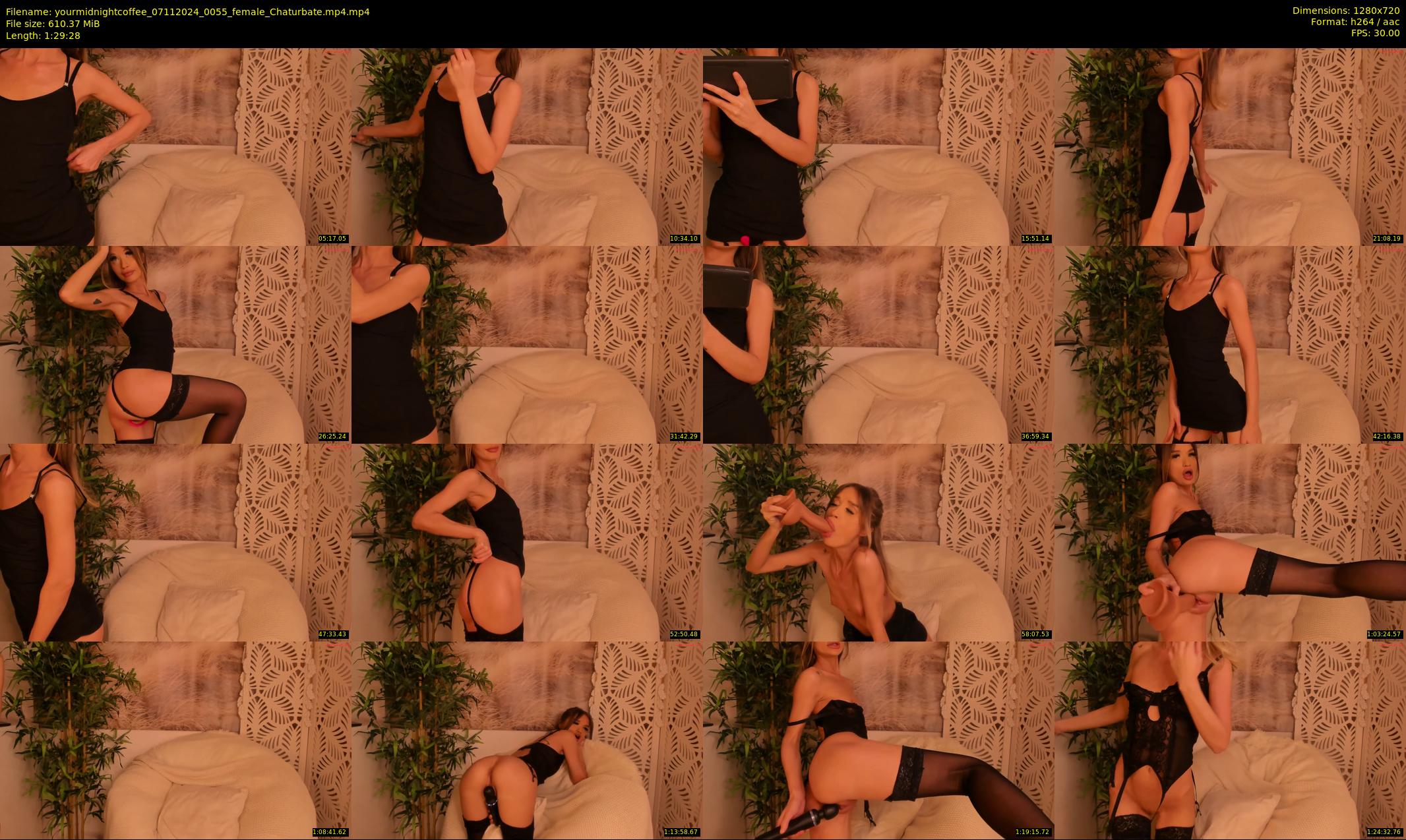 yourmidnightcoffee — 90 minute Chaturbate female cam show recording, 720p, Nov 7, 2024