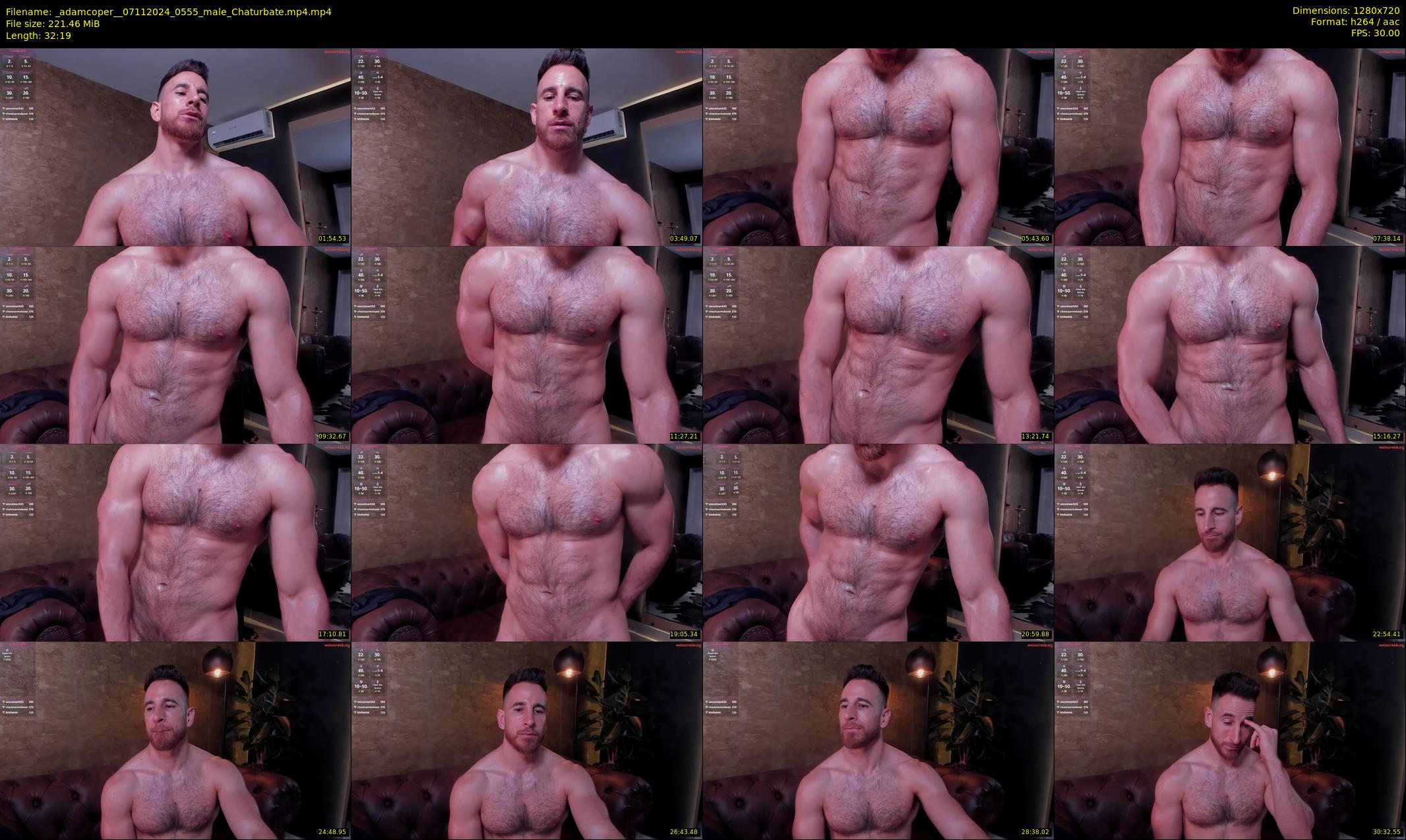 _adamcoper_ — 33 minute Chaturbate male cam show recording, 720p, Nov 7, 2024