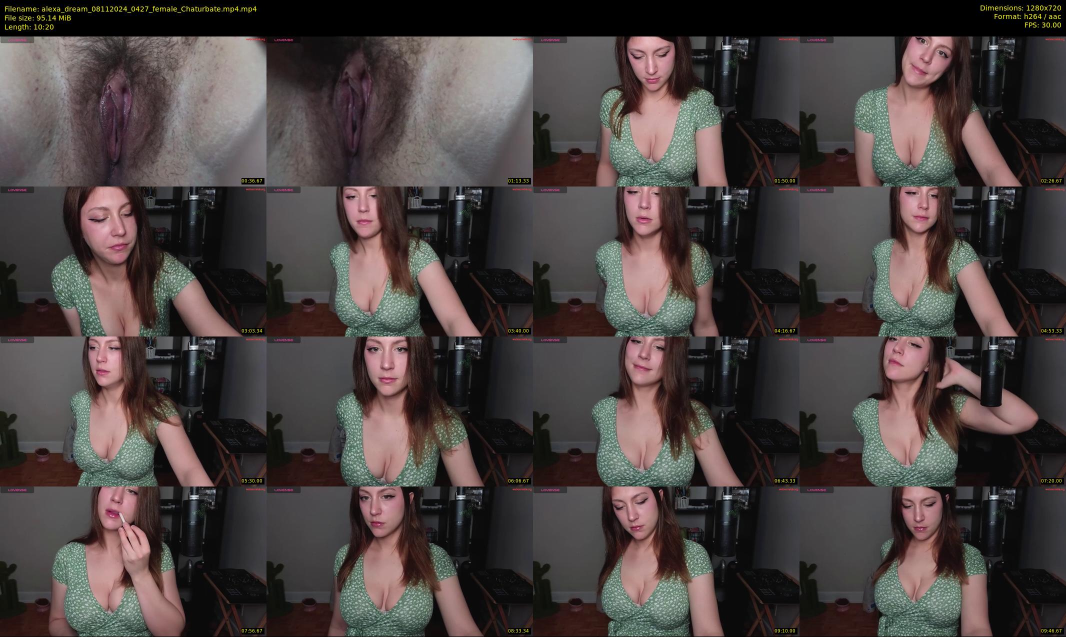 alexa_dream — 11 minute Chaturbate female cam show recording, 720p, Nov 8, 2024