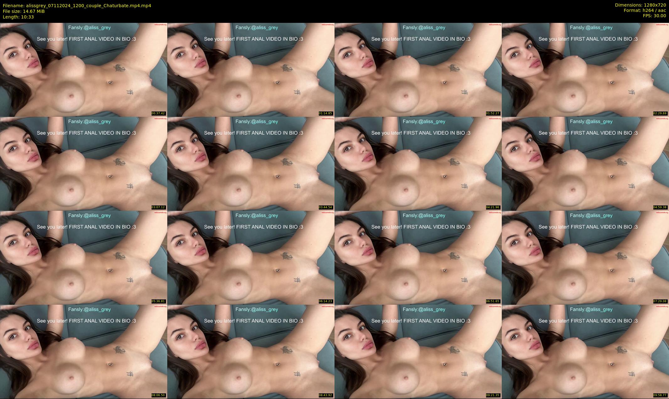 alissgrey — 11 minute Chaturbate couple cam show recording, 720p, Nov 7, 2024