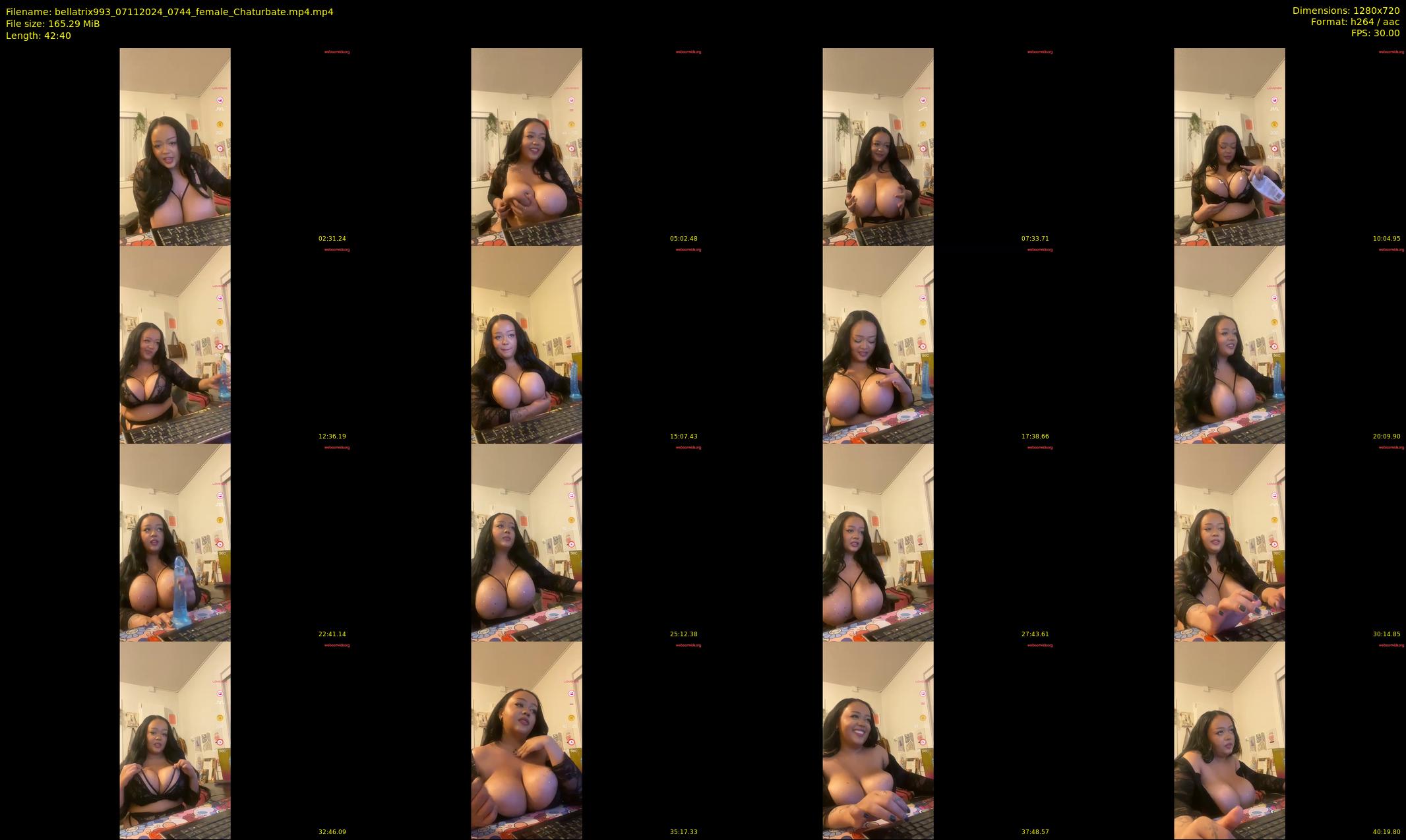 bellatrix993 — 43 minute Chaturbate female cam show recording, 720p, Nov 7, 2024