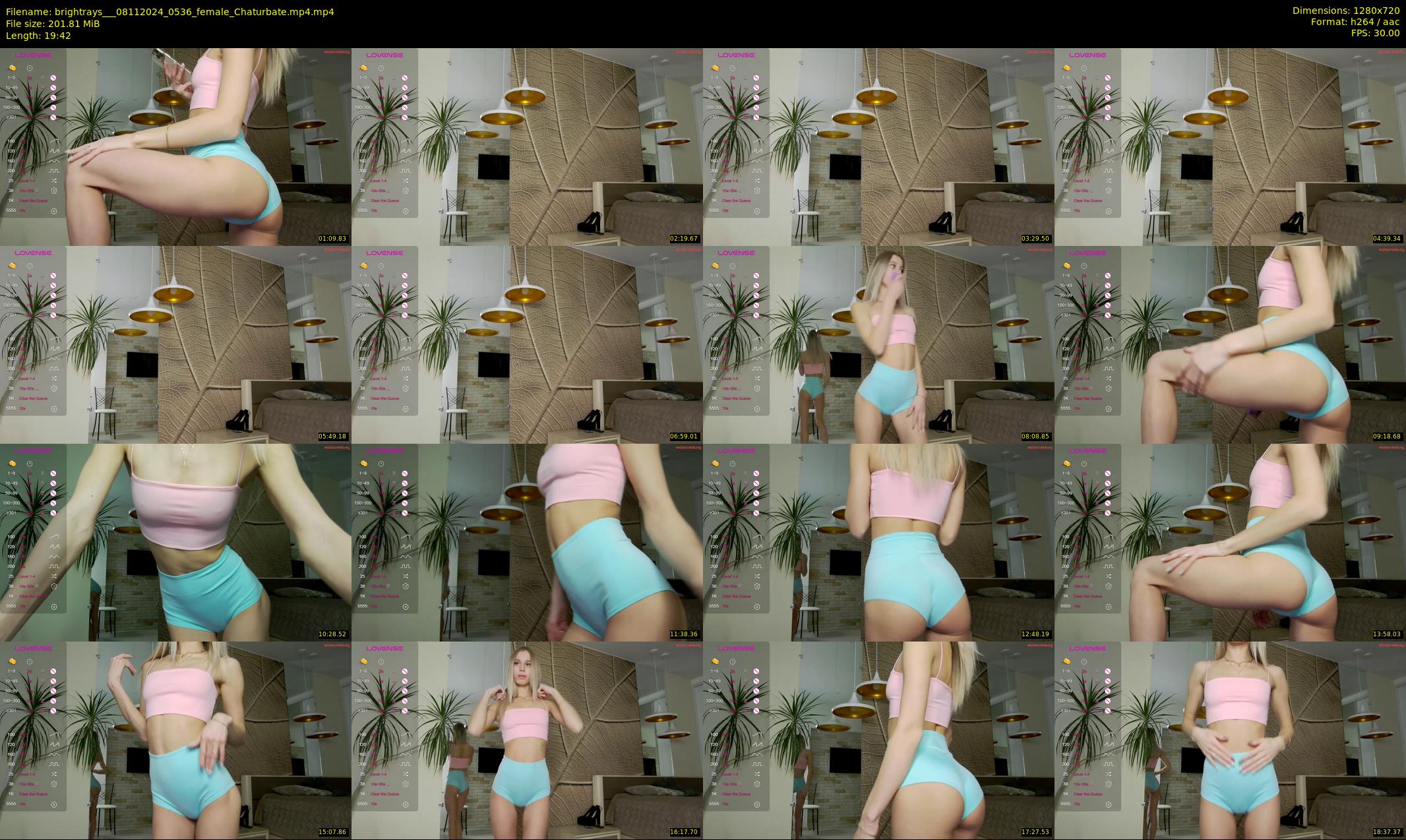 brightrays__ — 20 minute Chaturbate female cam show recording, 720p, Nov 8, 2024