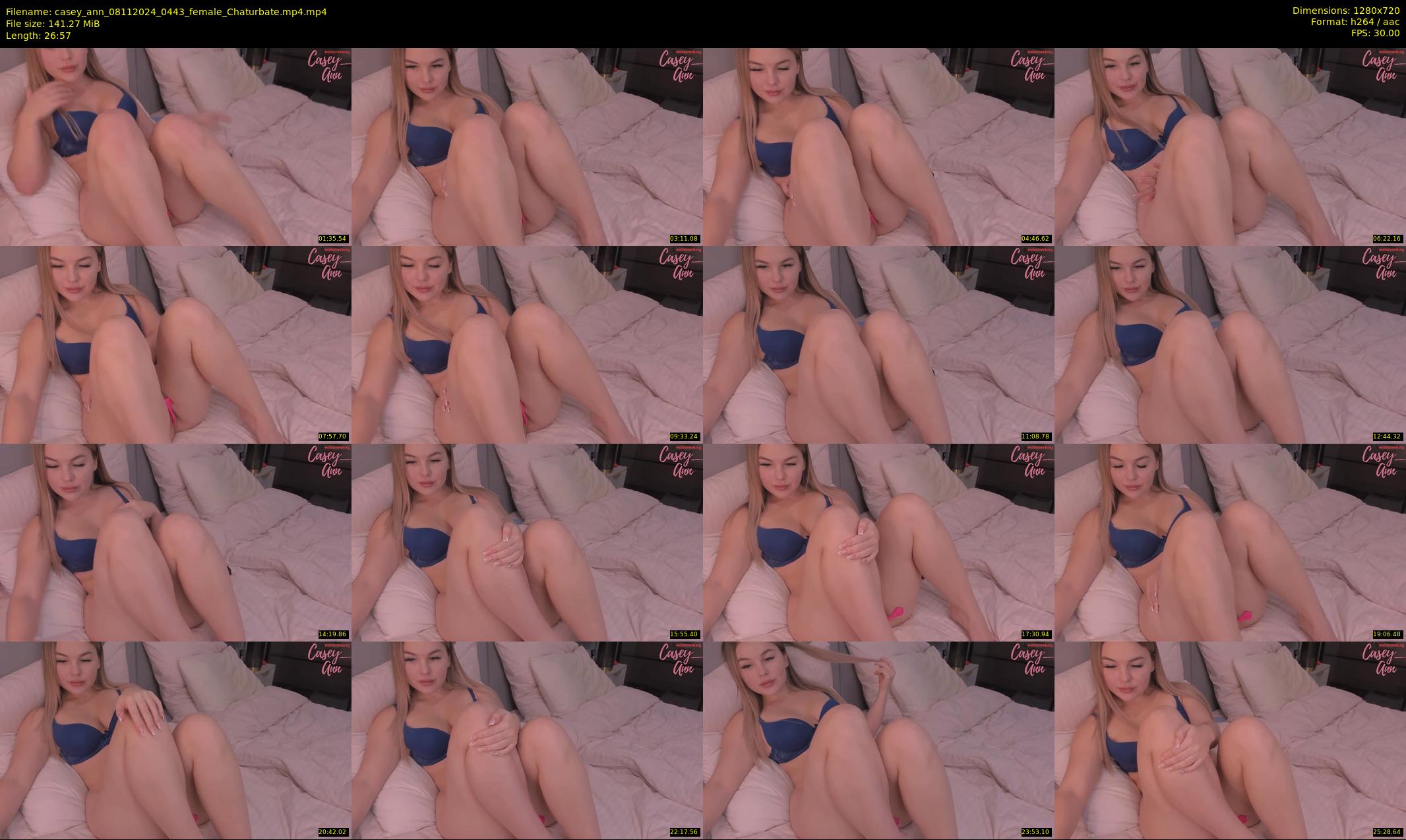 casey_ann — 27 minute Chaturbate female cam show recording, 720p, Nov 8, 2024