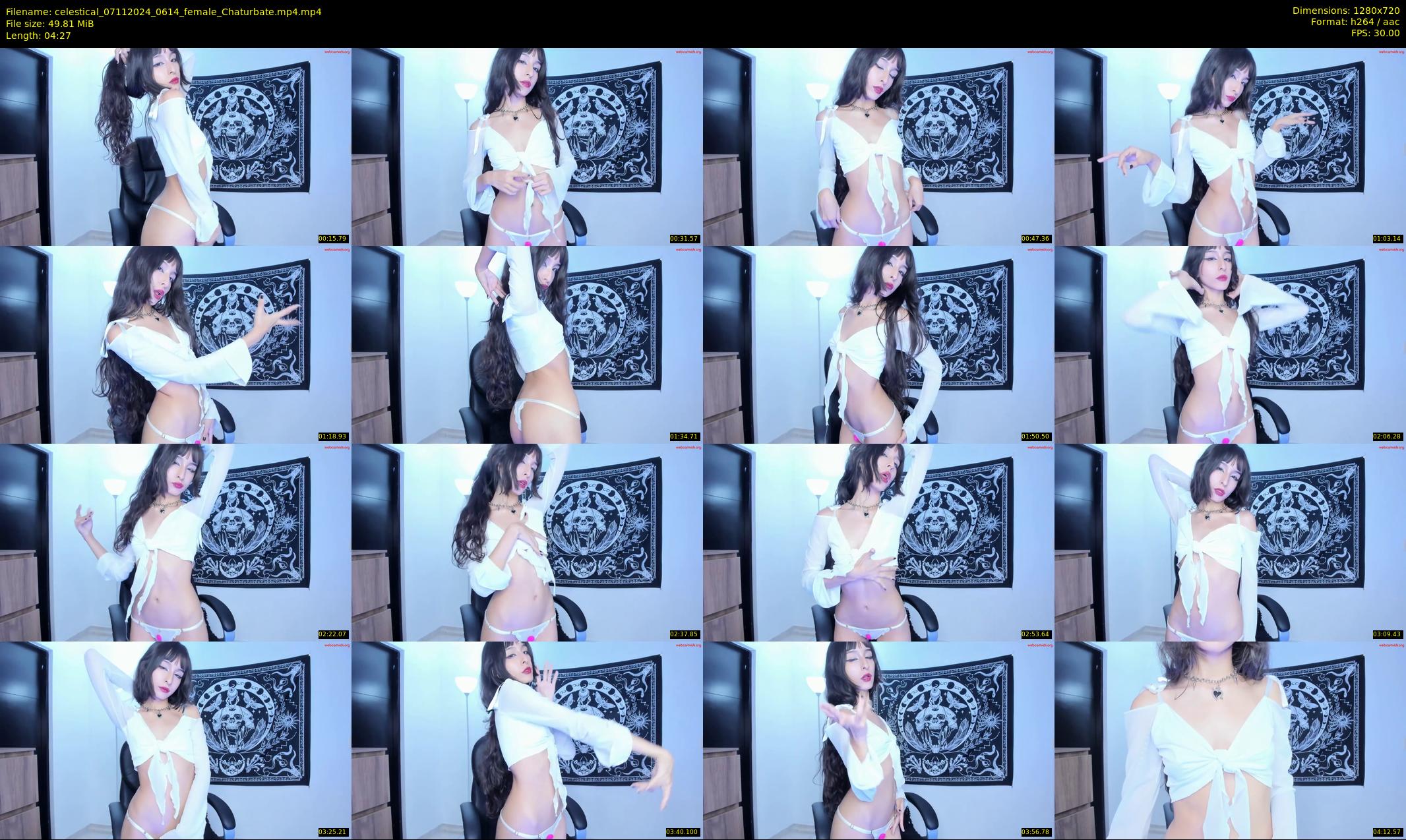 celestical — 5 minute Chaturbate female cam show recording, 720p, Nov 7, 2024