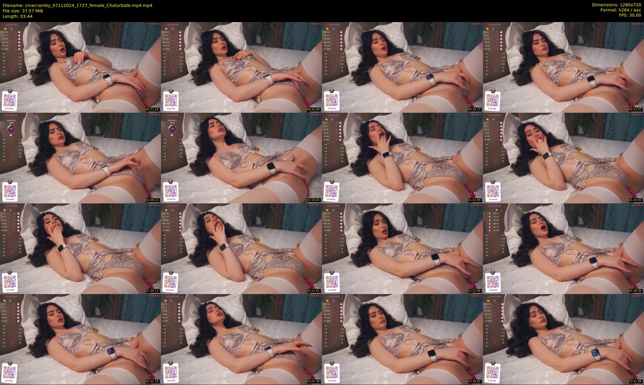 cinacramby — 4 minute Chaturbate female cam show recording, 720p, Nov 7, 2024