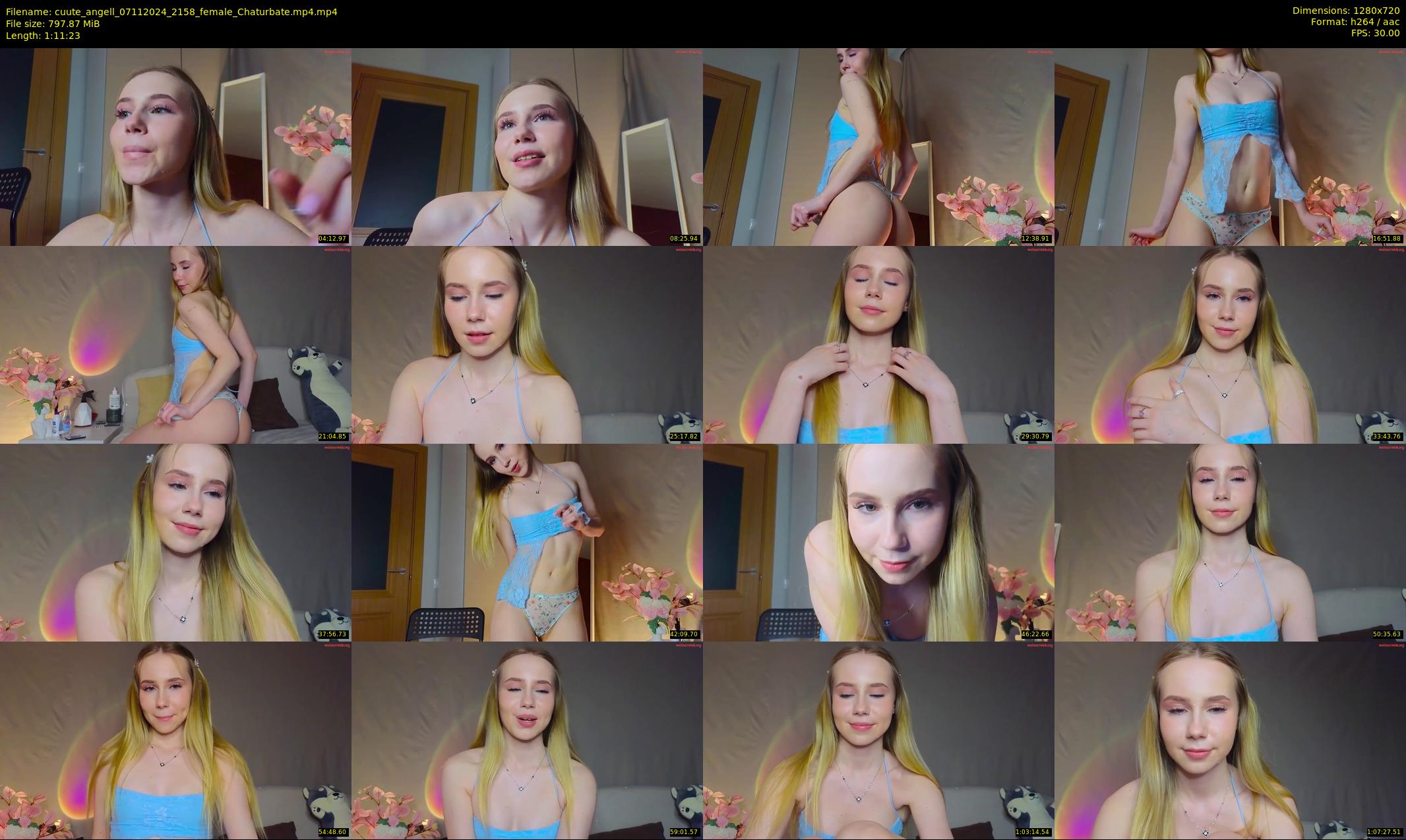 cuute_angell — 72 minute Chaturbate female cam show recording, 720p, Nov 7, 2024