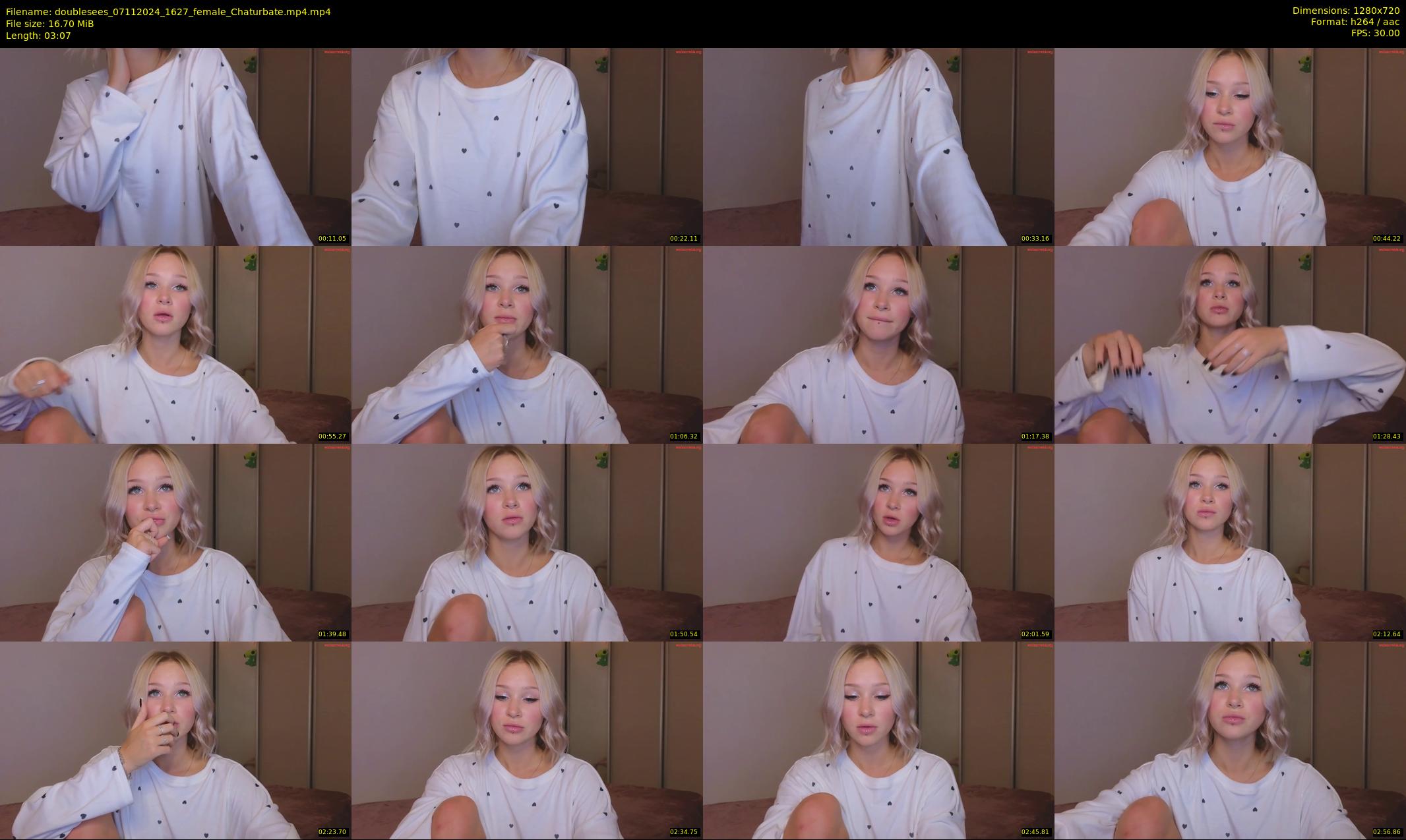 doublesees — 4 minute Chaturbate couple cam show recording, 720p, Nov 7, 2024