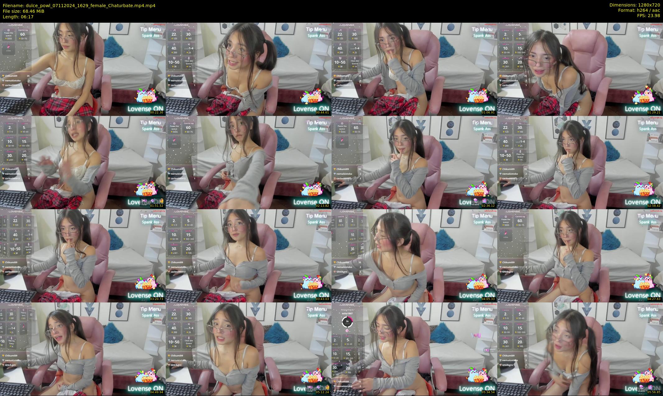 dulce_powl — 7 minute Chaturbate female cam show recording, 720p, Nov 7, 2024