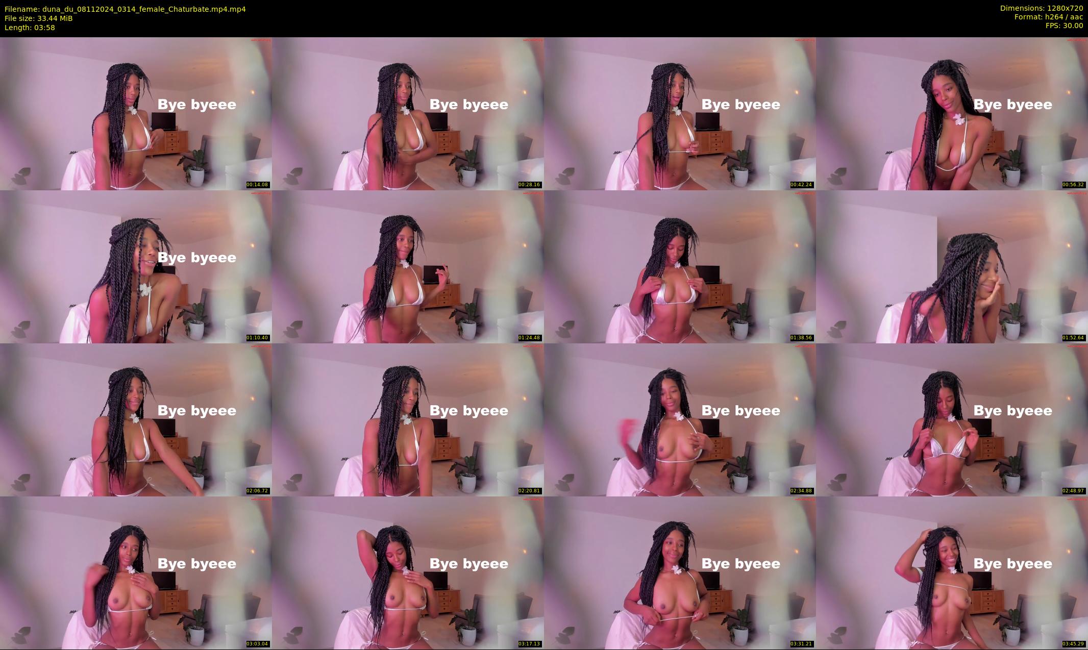 duna_du — 4 minute Chaturbate female cam show recording, 720p, Nov 8, 2024