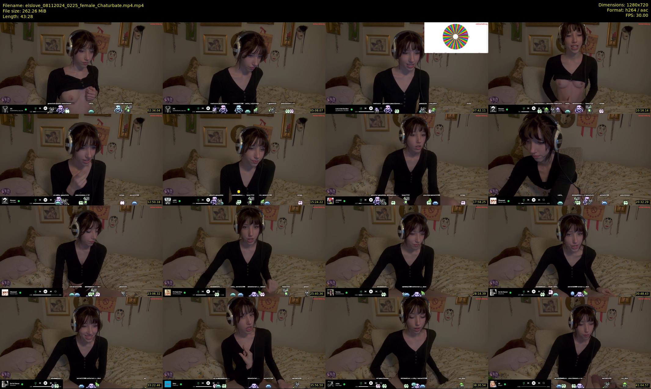 elslove — 44 minute Chaturbate female cam show recording, 720p, Nov 8, 2024