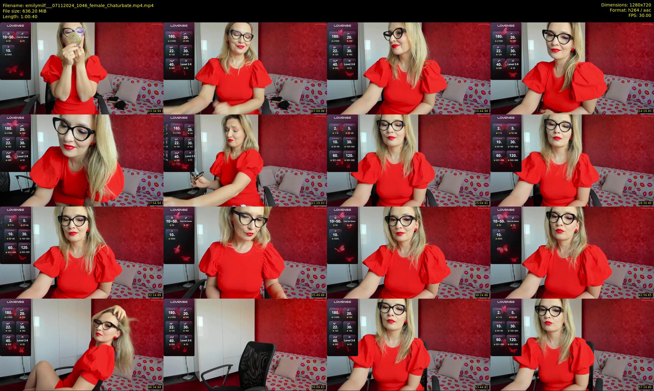 emilymilf__ — 61 minute Chaturbate female cam show recording, 720p, Nov 7, 2024