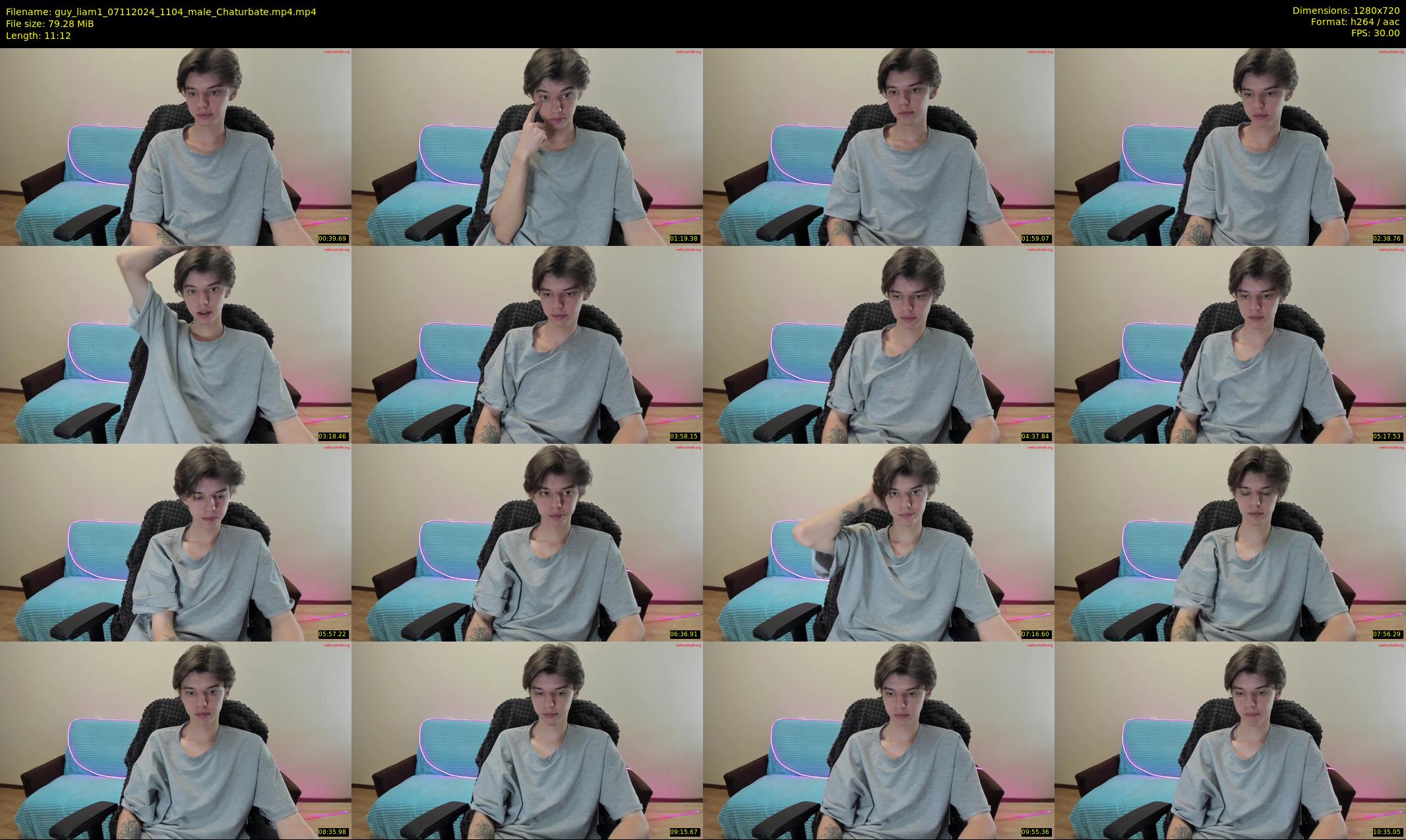guy_liam1 — 12 minute Chaturbate male cam show recording, 720p, Nov 7, 2024