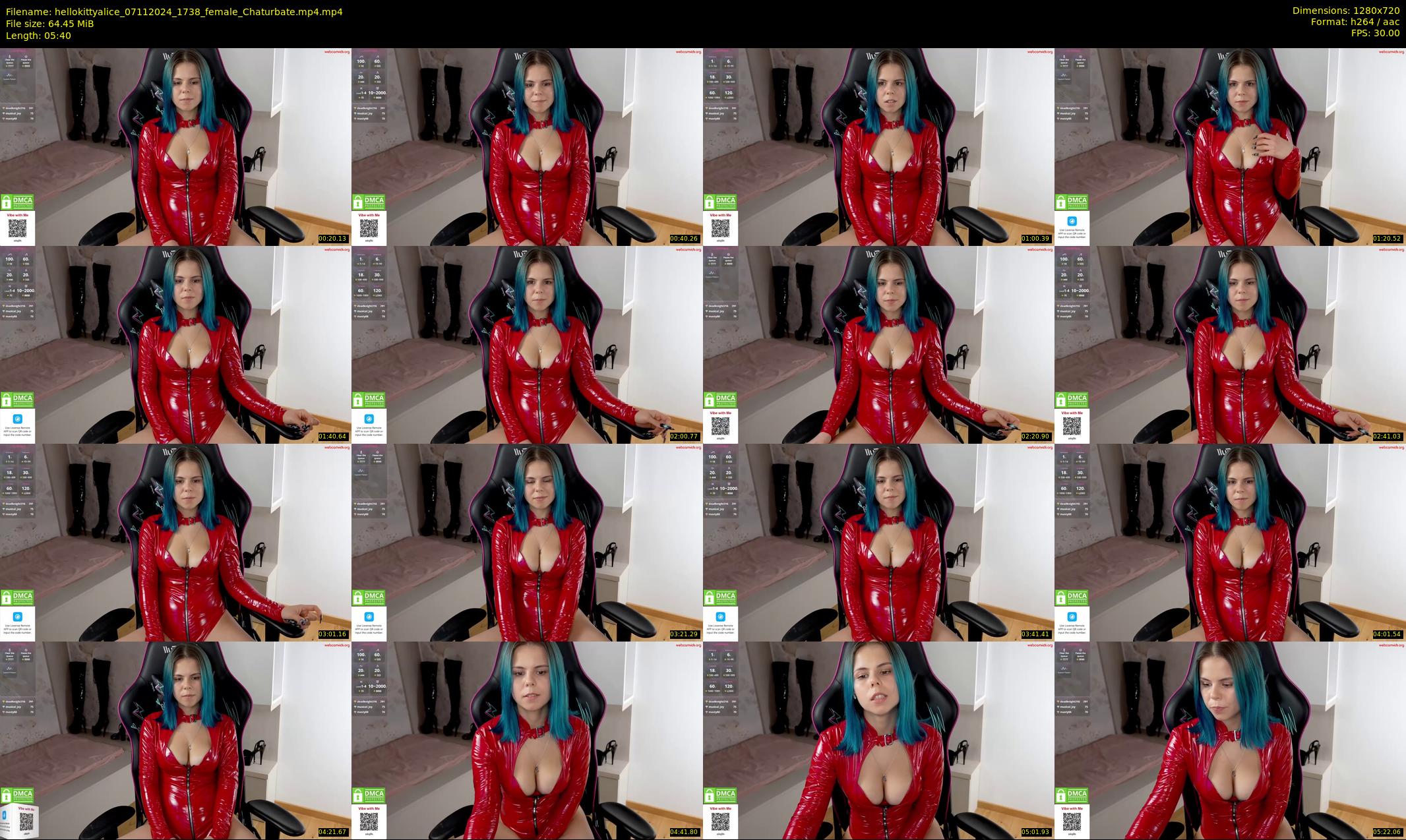 hellokittyalice — 6 minute Chaturbate female cam show recording, 720p, Nov 7, 2024
