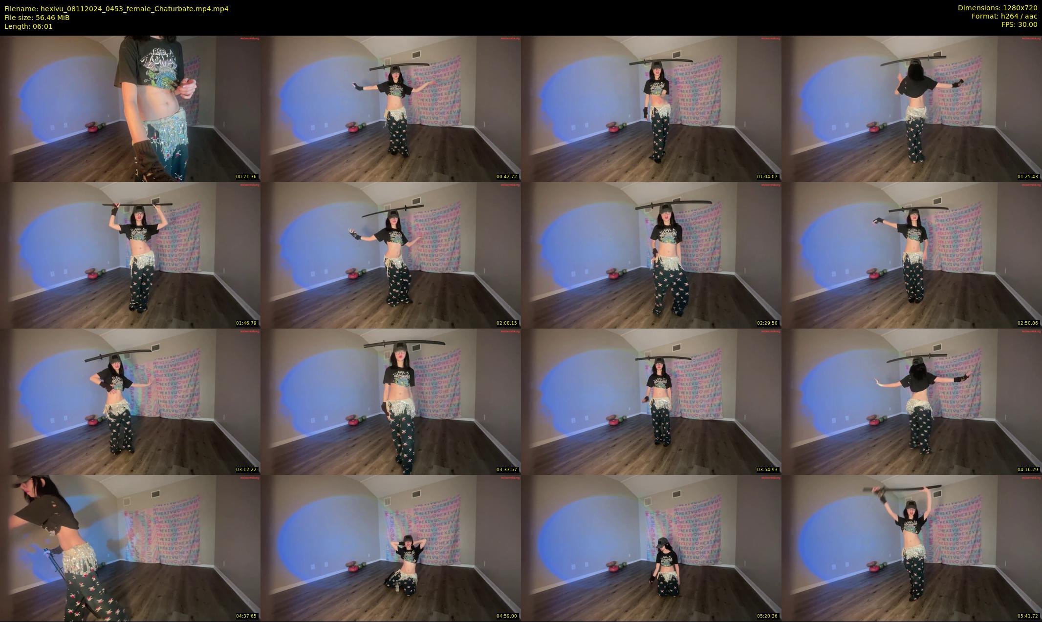 hexivu — 7 minute Chaturbate female cam show recording, 720p, Nov 8, 2024