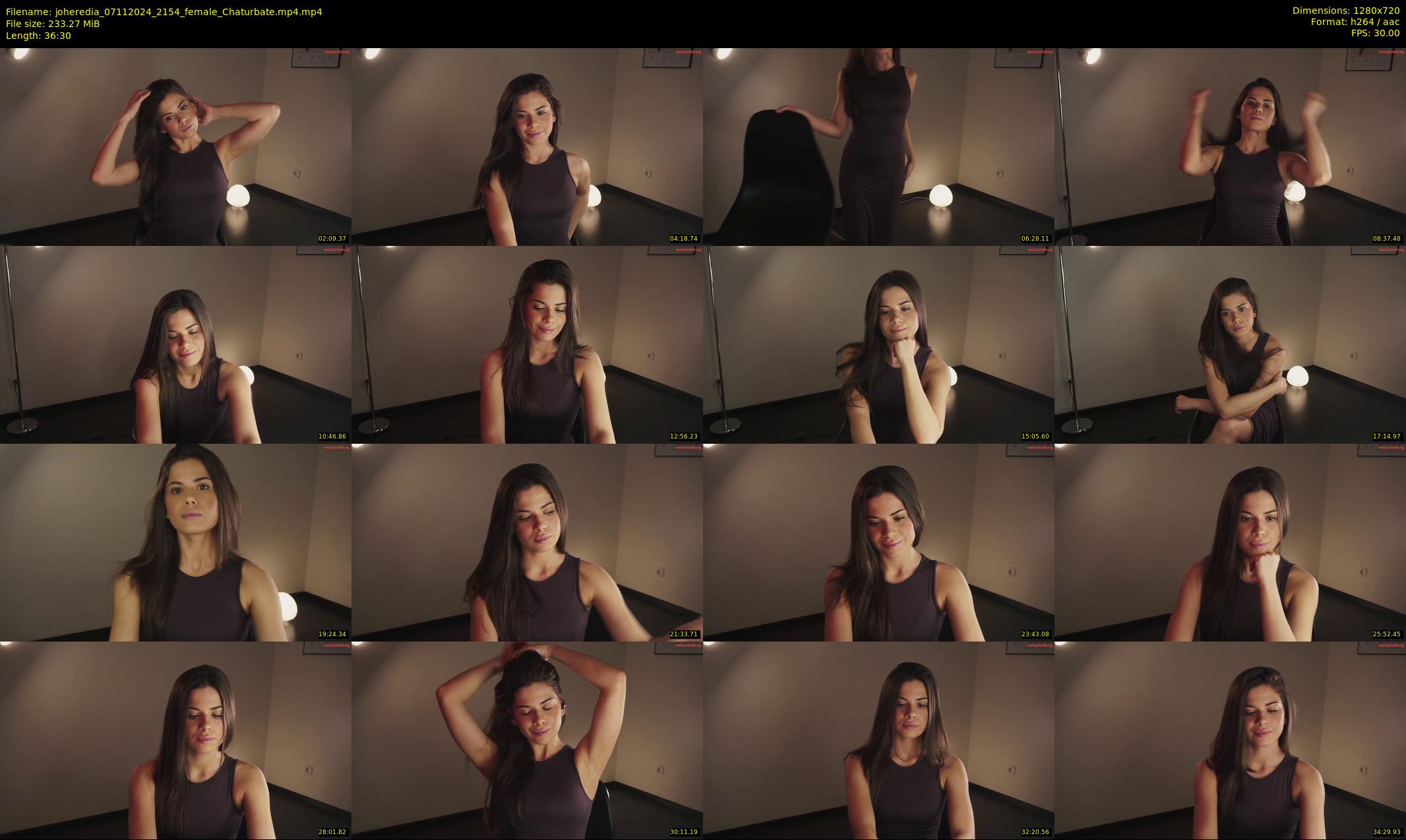 joheredia — 37 minute Chaturbate female cam show recording, 720p, Nov 7, 2024