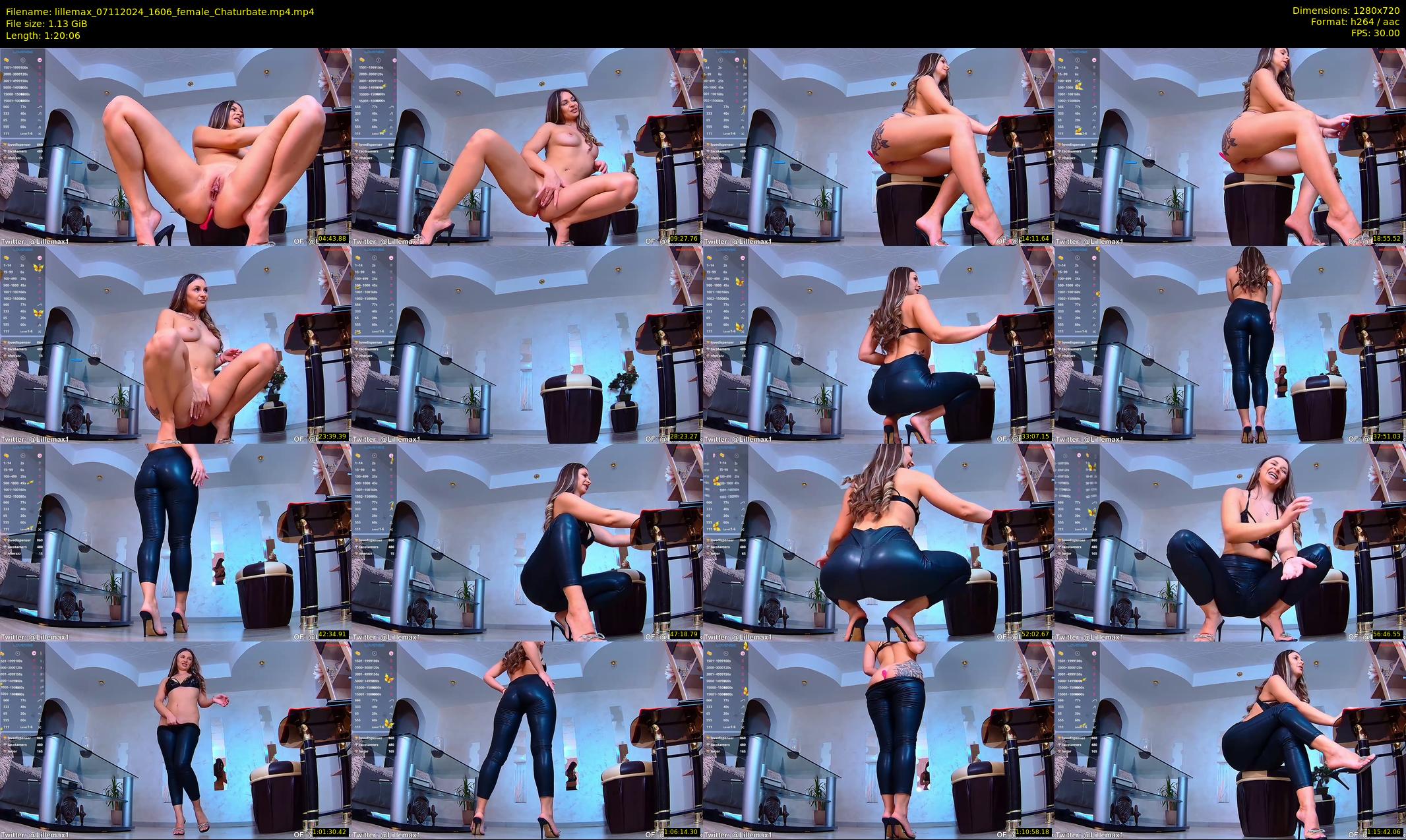 lillemax — 81 minute Chaturbate female cam show recording, 720p, Nov 7, 2024