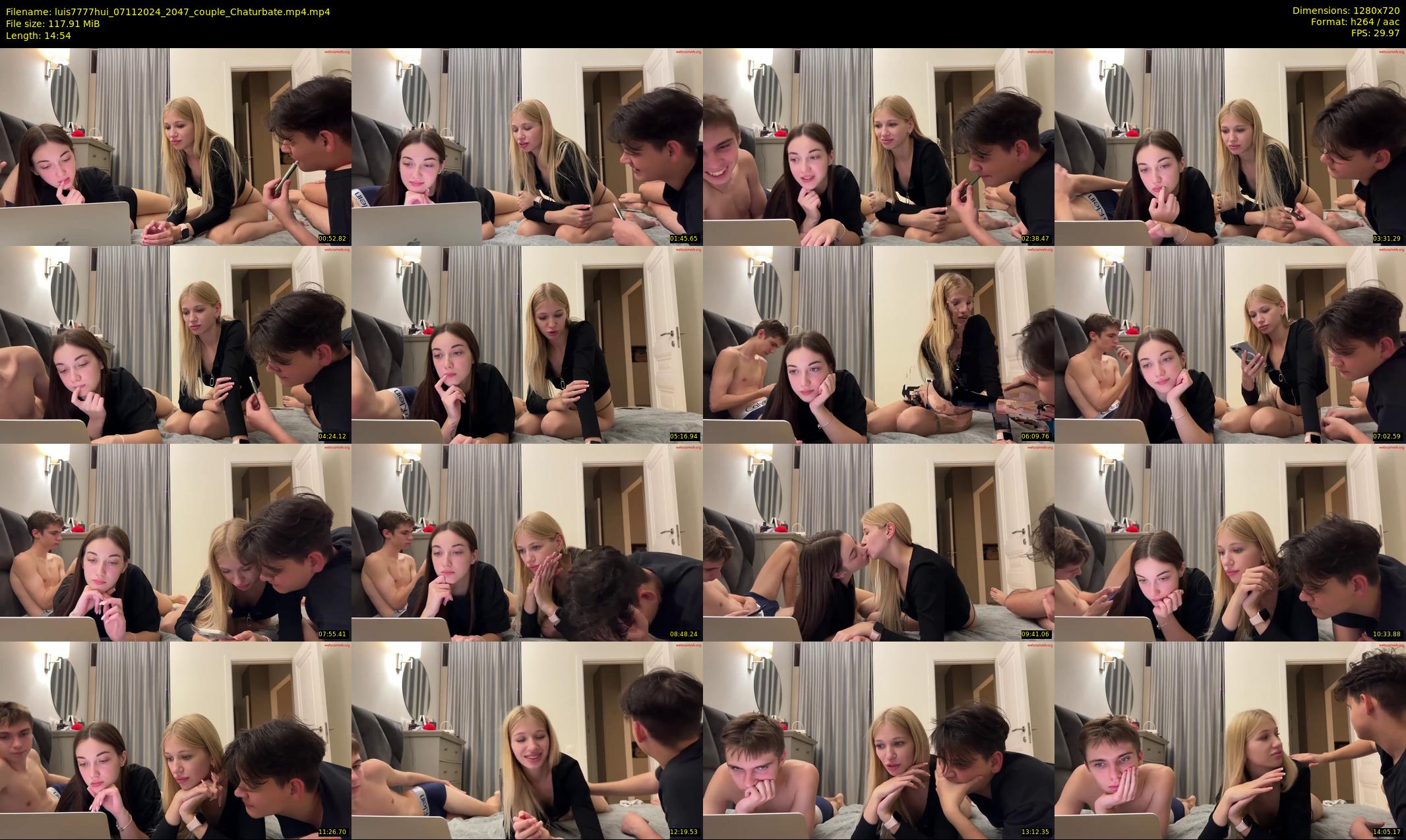 luis7777hui — 15 minute Chaturbate couple cam show recording, 720p, Nov 7, 2024