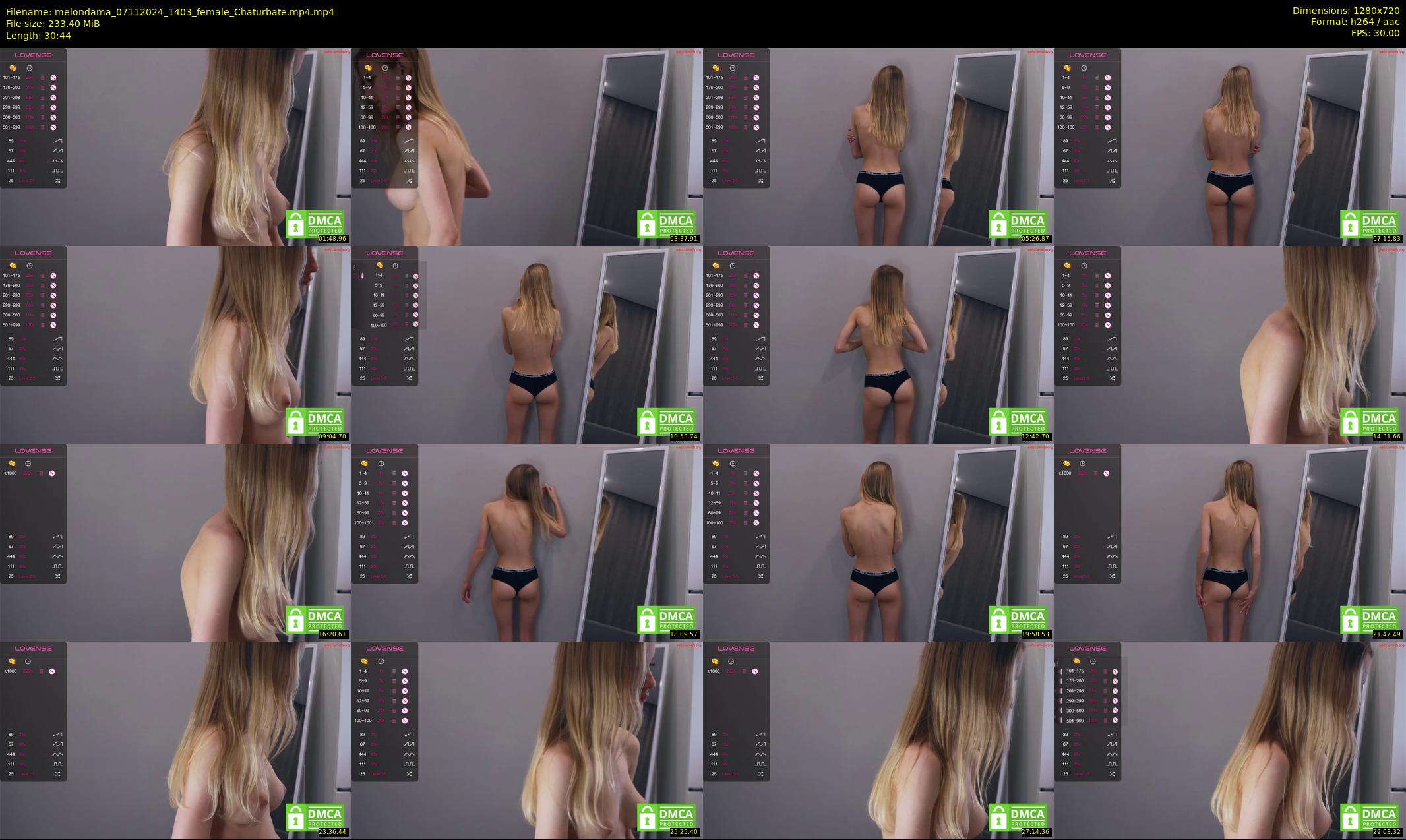 melondama — 31 minute Chaturbate female cam show recording, 720p, Nov 7, 2024