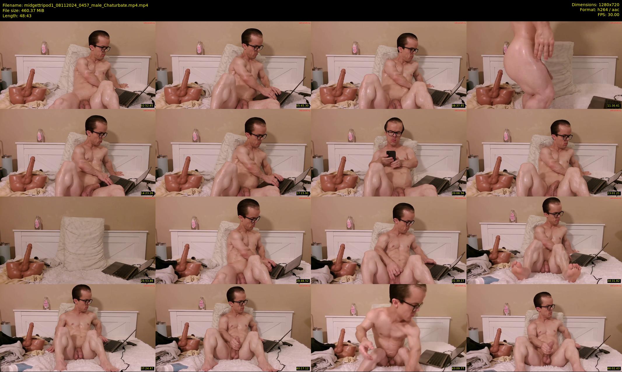 midgettripod1 — 49 minute Chaturbate male cam show recording, 720p, Nov 8, 2024