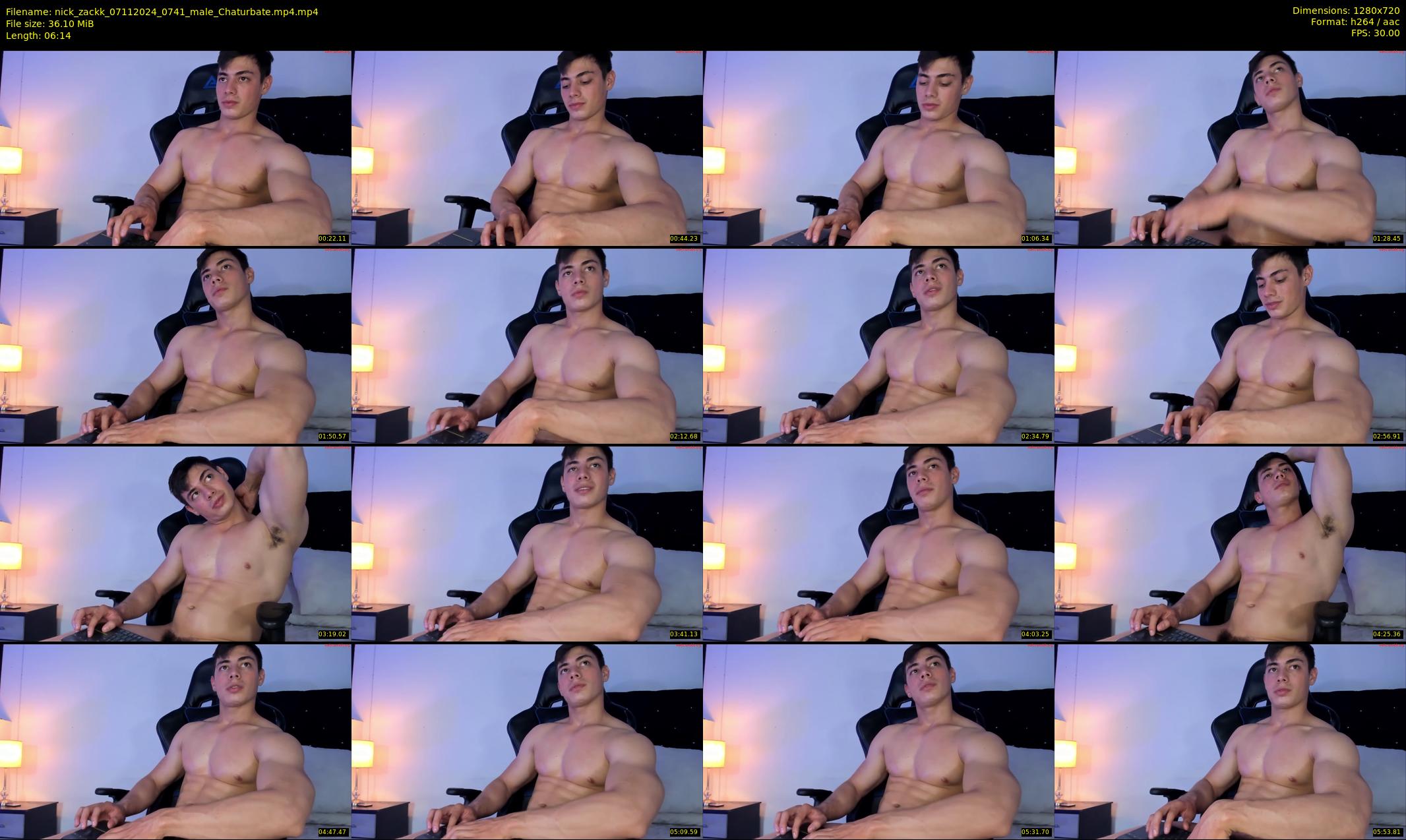 nick_zackk — 7 minute Chaturbate male cam show recording, 720p, Nov 7, 2024