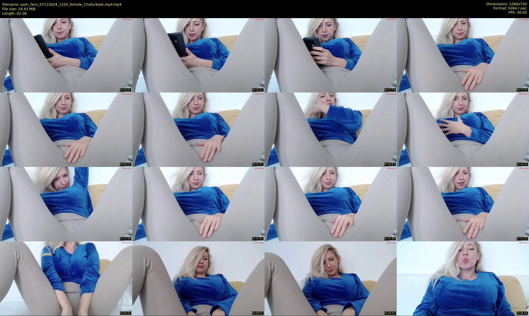 pam_fans — 3 minute Chaturbate female cam show recording, 720p, Nov 7, 2024