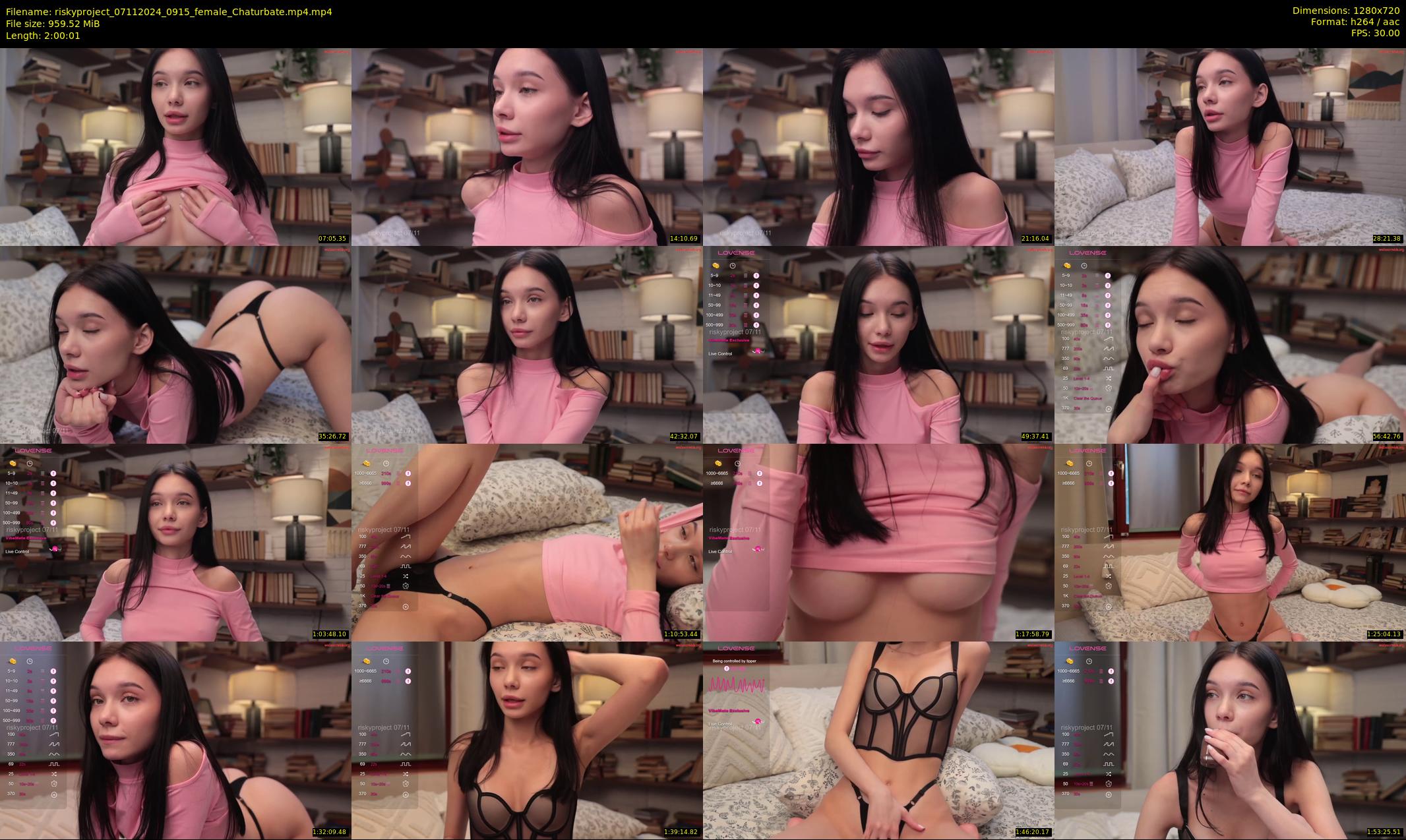 riskyproject — 121 minute Chaturbate couple cam show recording, 720p, Nov 7, 2024