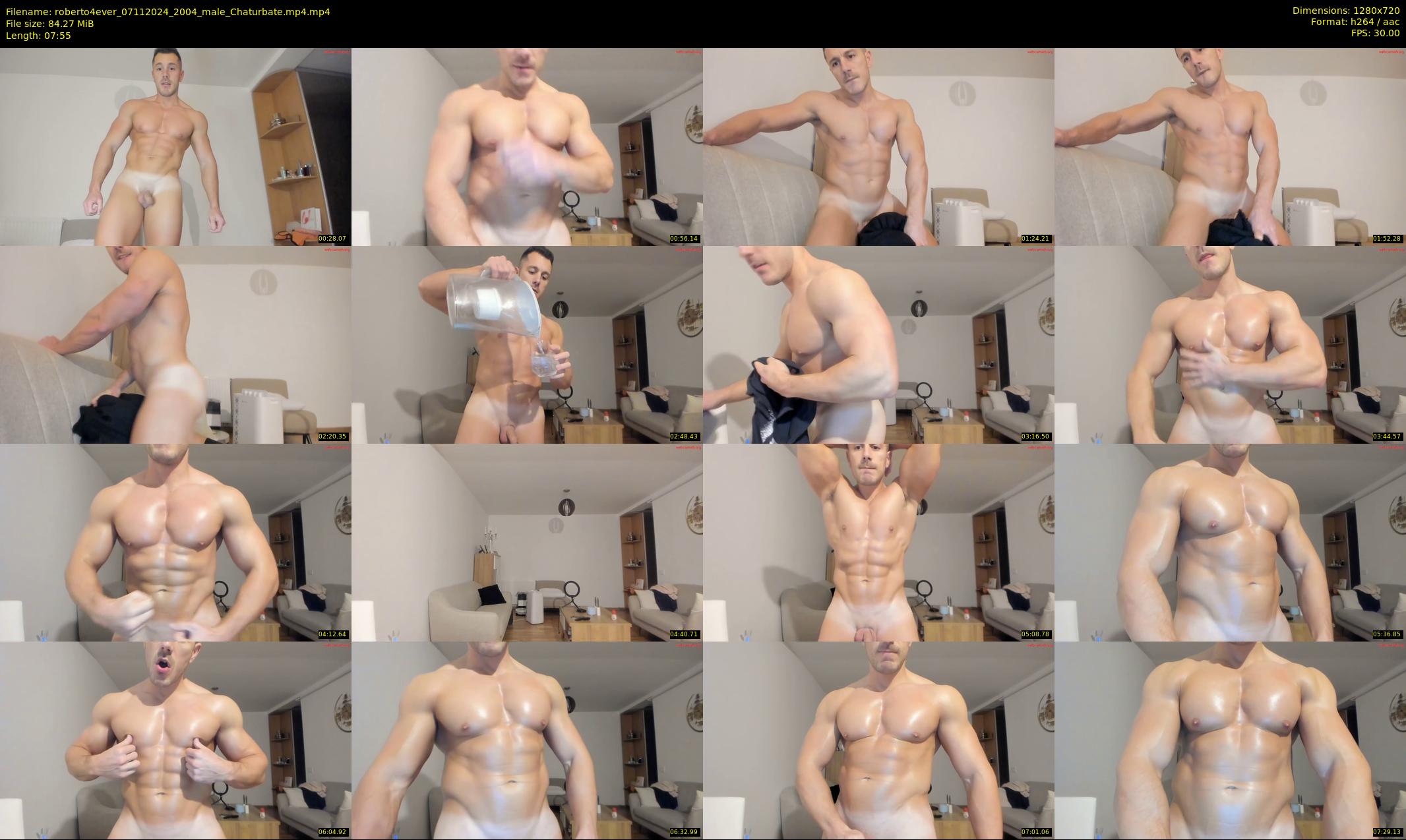 roberto4ever — 8 minute Chaturbate male cam show recording, 720p, Nov 7, 2024