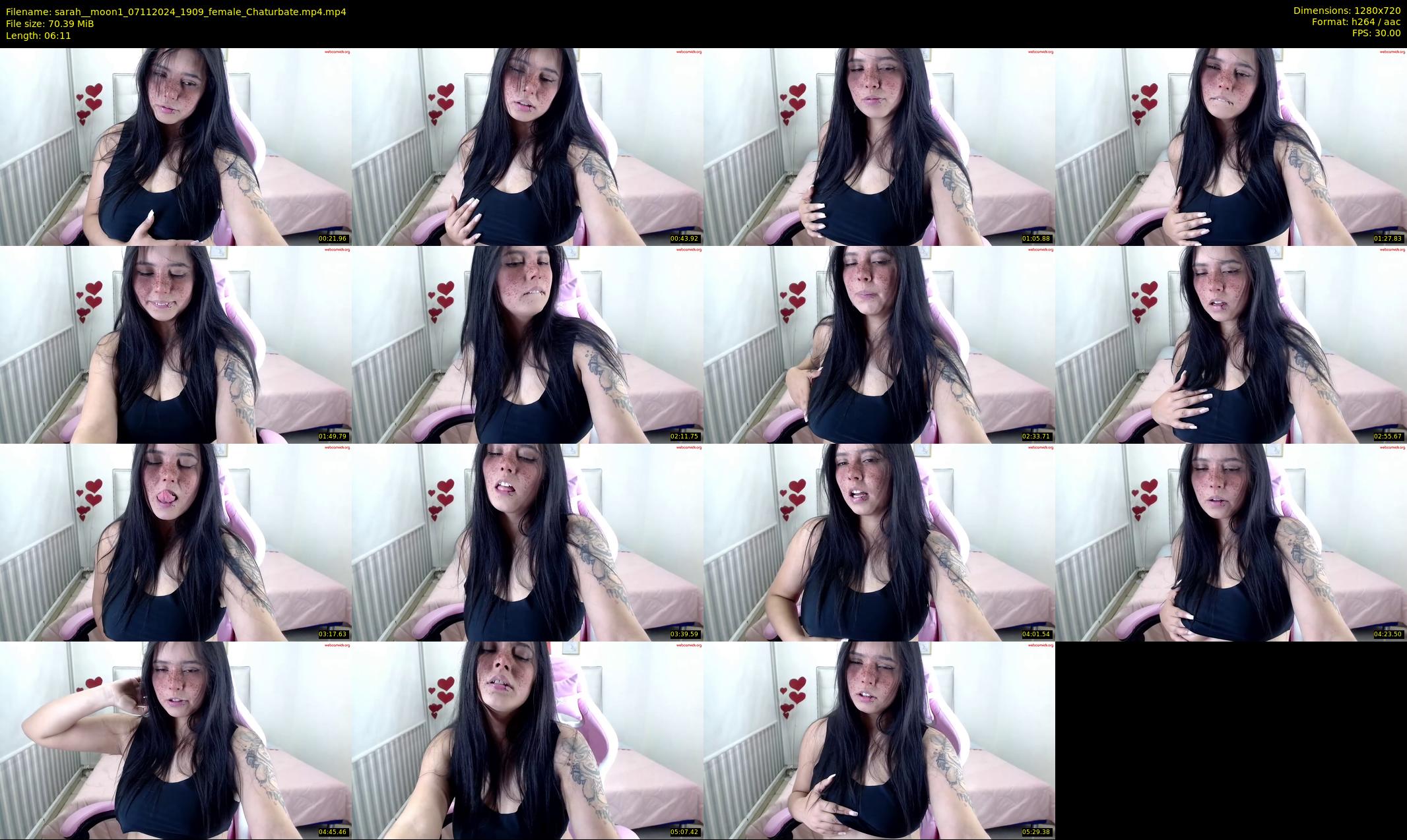 sarah__moon1 — 7 minute Chaturbate female cam show recording, 720p, Nov 7, 2024