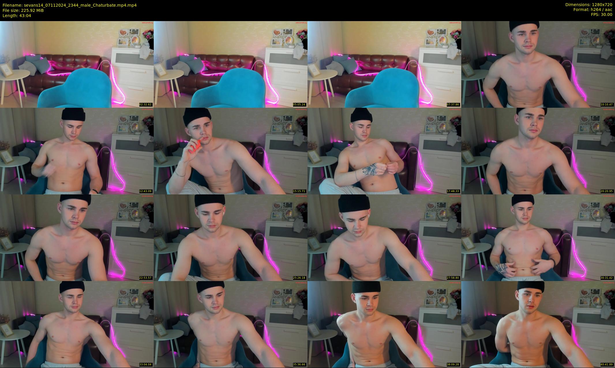 sevans14 — 44 minute Chaturbate male cam show recording, 720p, Nov 7, 2024