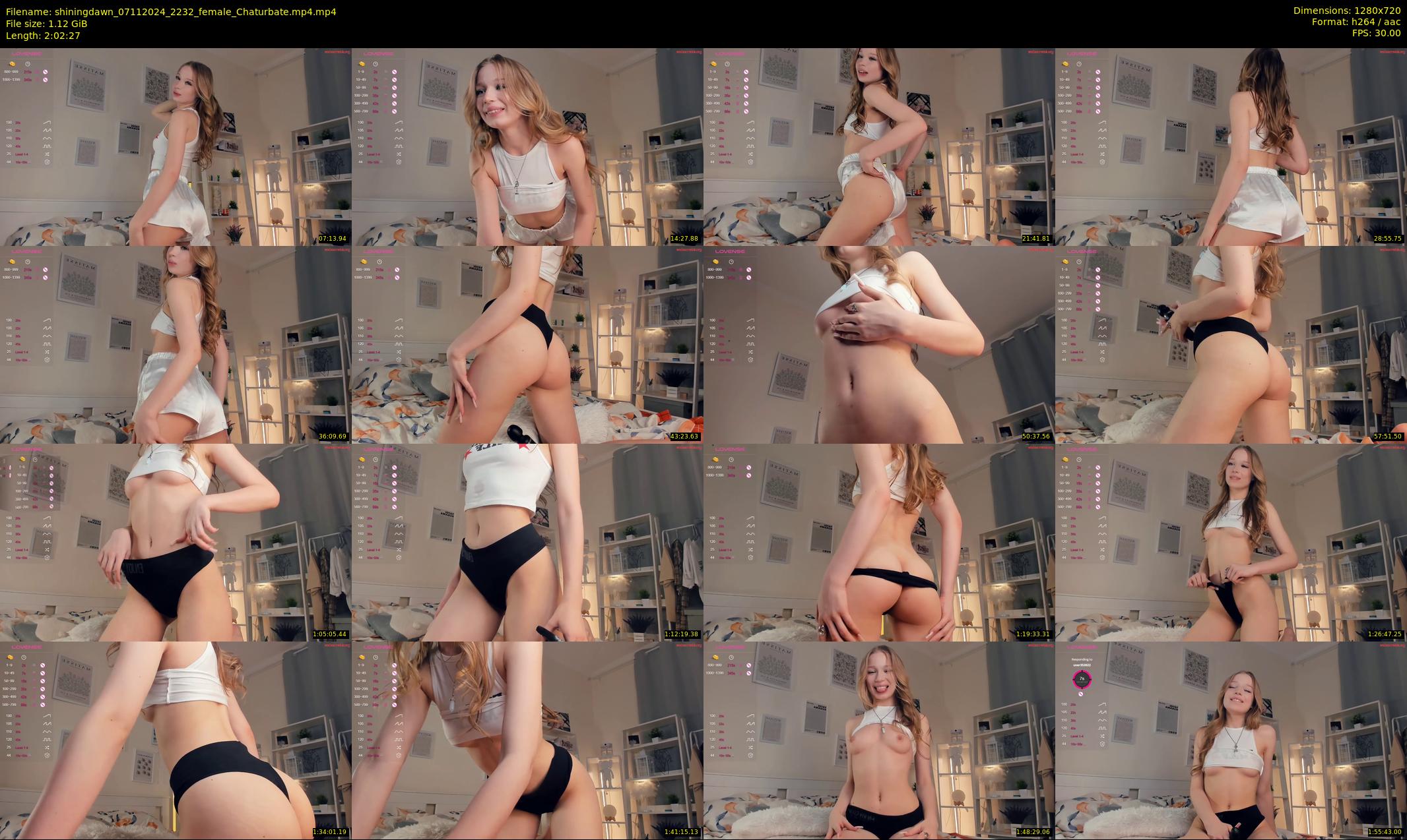 shiningdawn — 123 minute Chaturbate female cam show recording, 720p, Nov 7, 2024