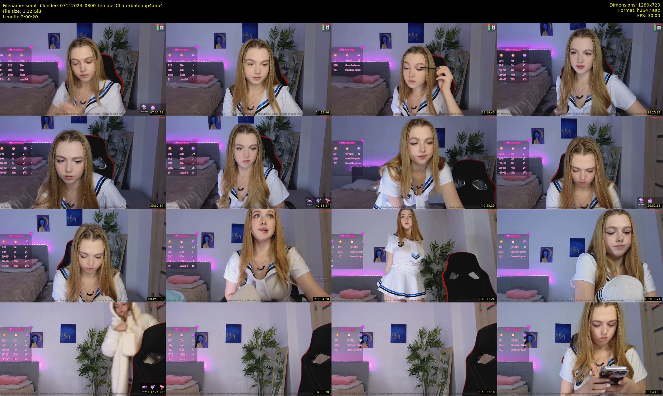 small_blondee — 121 minute Chaturbate female cam show recording, 720p, Nov 7, 2024