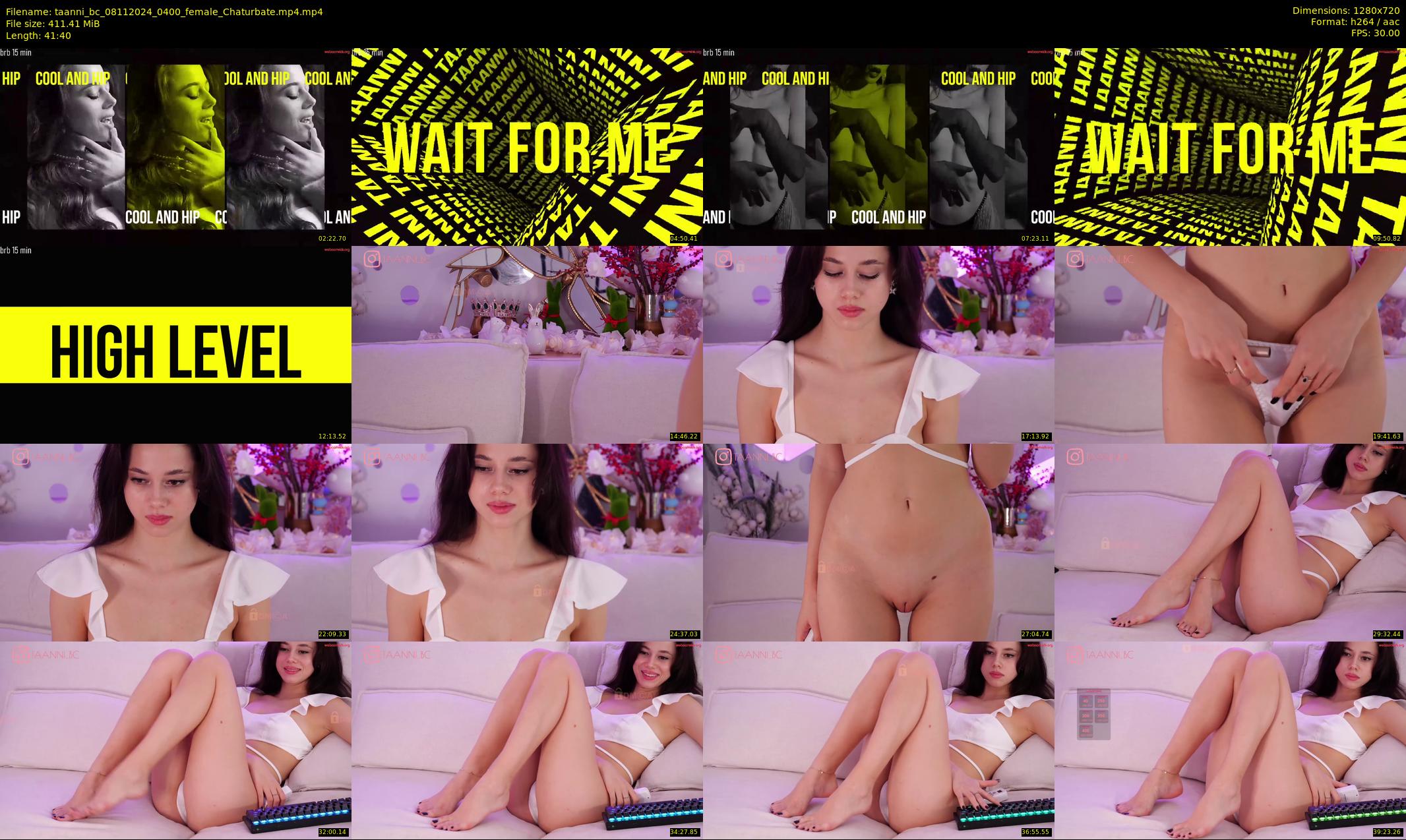 taanni_bc — 42 minute Chaturbate female cam show recording, 720p, Nov 8, 2024
