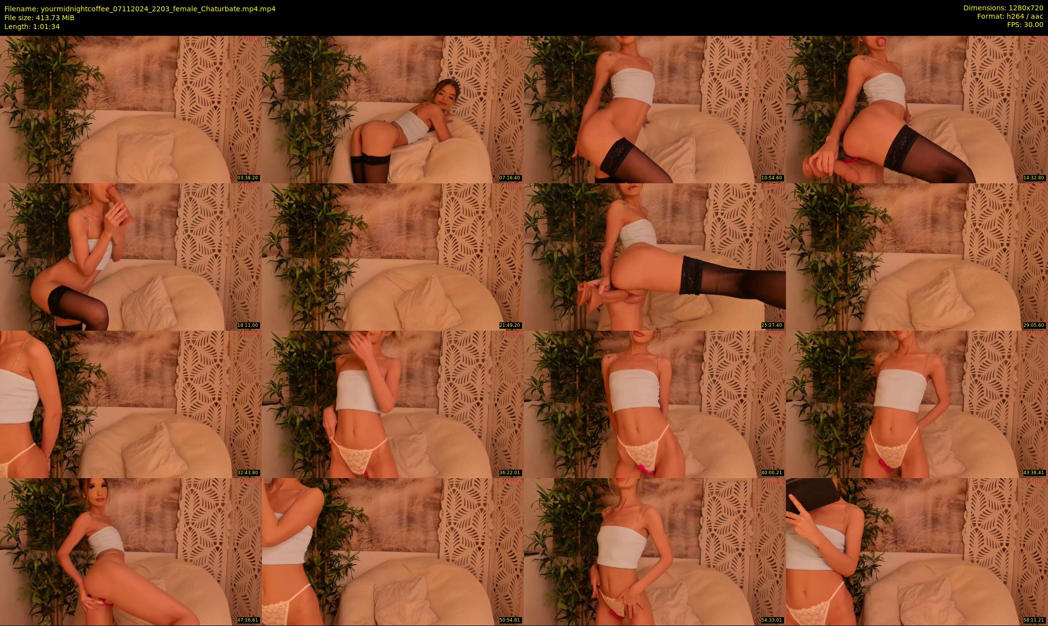 yourmidnightcoffee — 62 minute Chaturbate female cam show recording, 720p, Nov 7, 2024