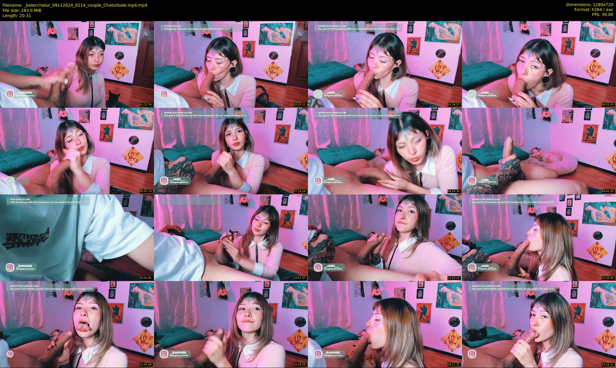 _baterchatur — 21 minute Chaturbate couple cam show recording, 720p, Nov 9, 2024