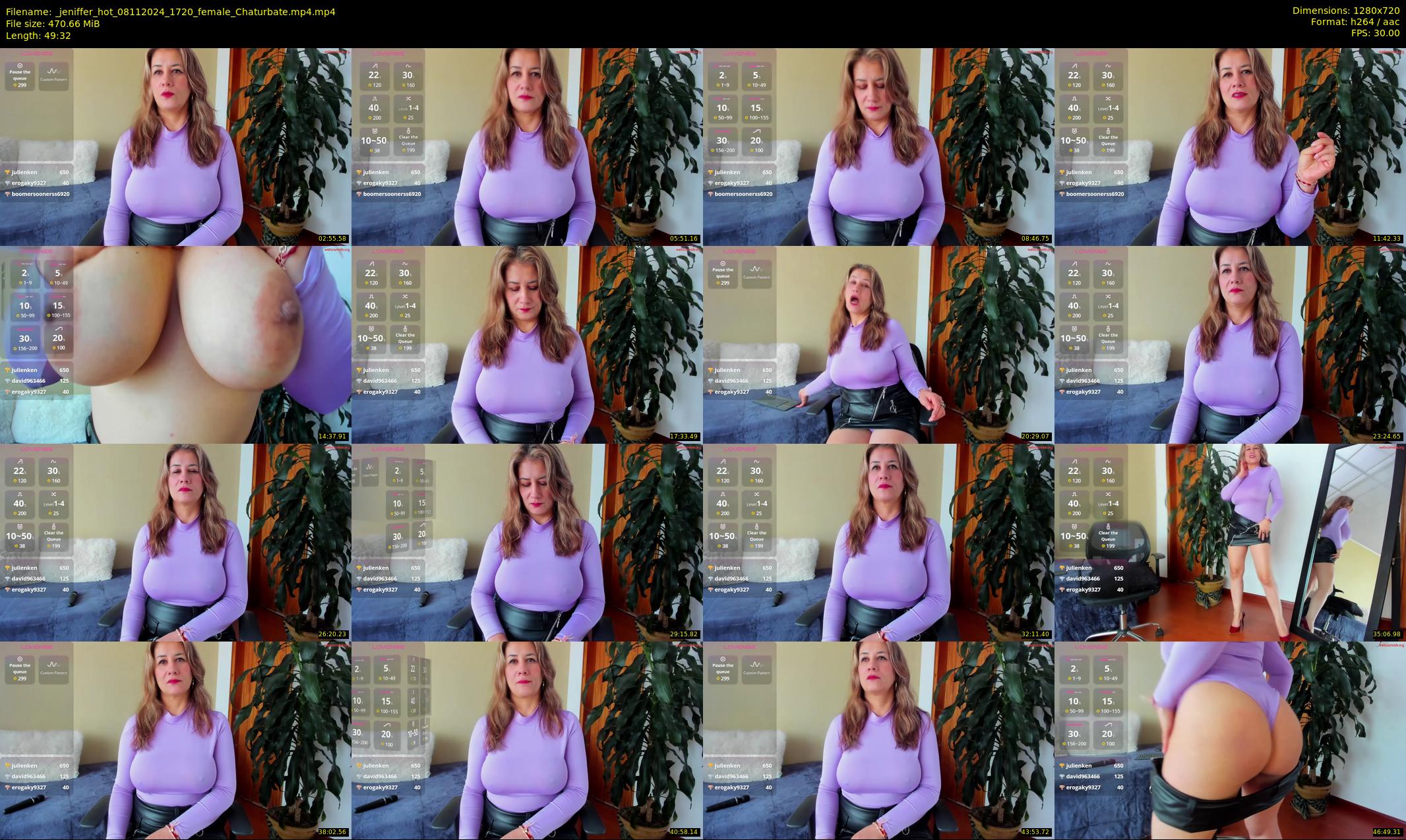 _jeniffer_hot — 50 minute Chaturbate female cam show recording, 720p, Nov 8, 2024