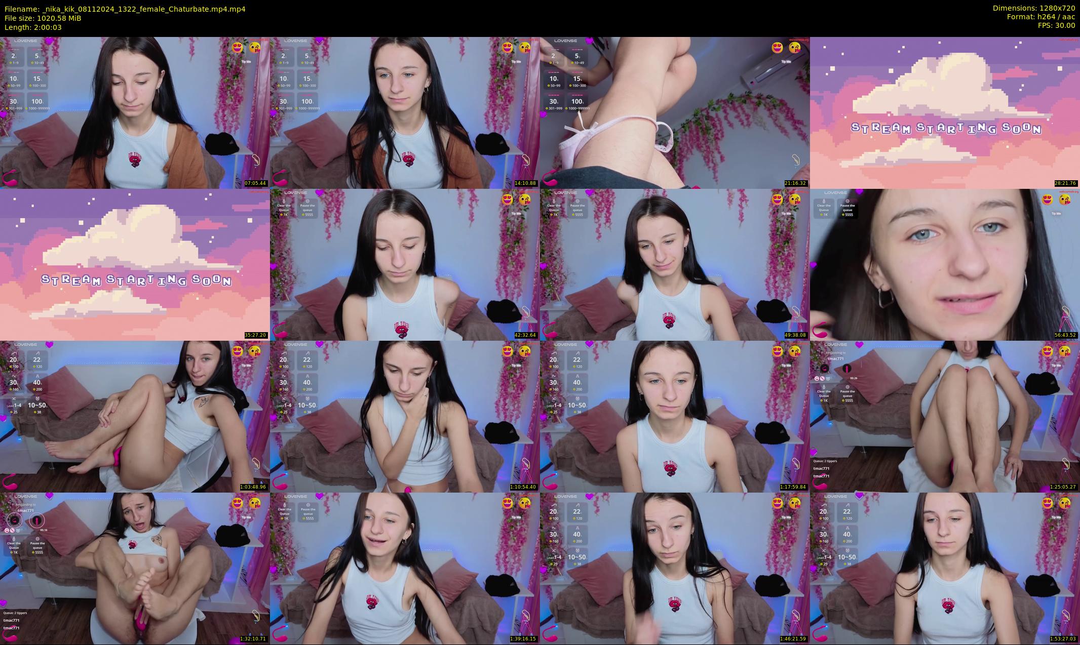 _nika_kik — 121 minute Chaturbate female cam show recording, 720p, Nov 8, 2024