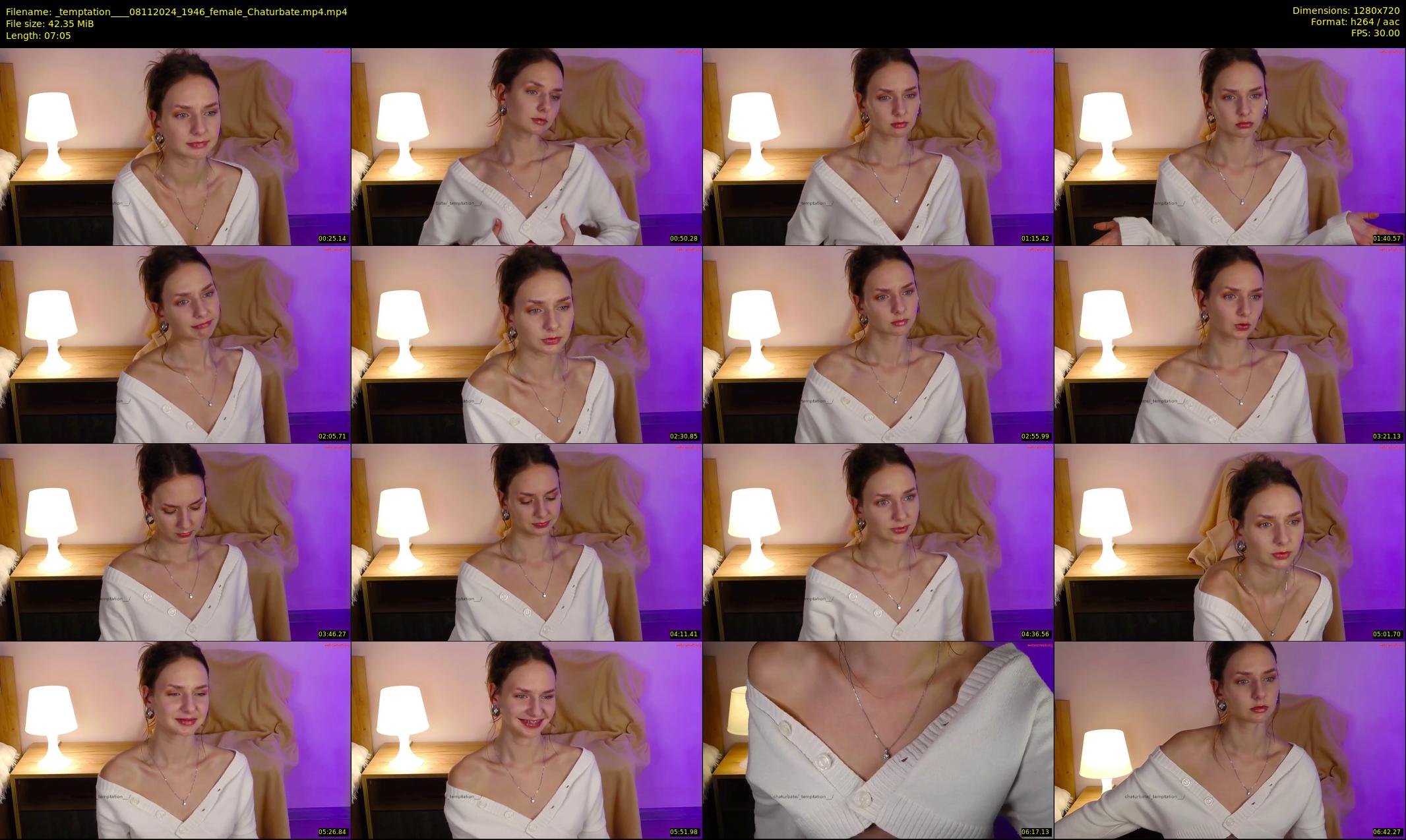 _temptation___ — 8 minute Chaturbate female cam show recording, 720p, Nov 8, 2024