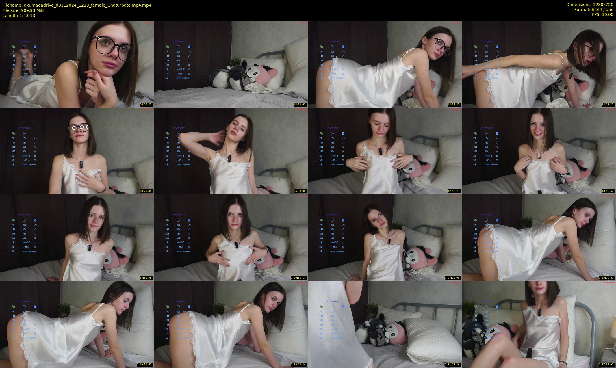 akumadadrive — 104 minute Chaturbate female cam show recording, 720p, Nov 8, 2024