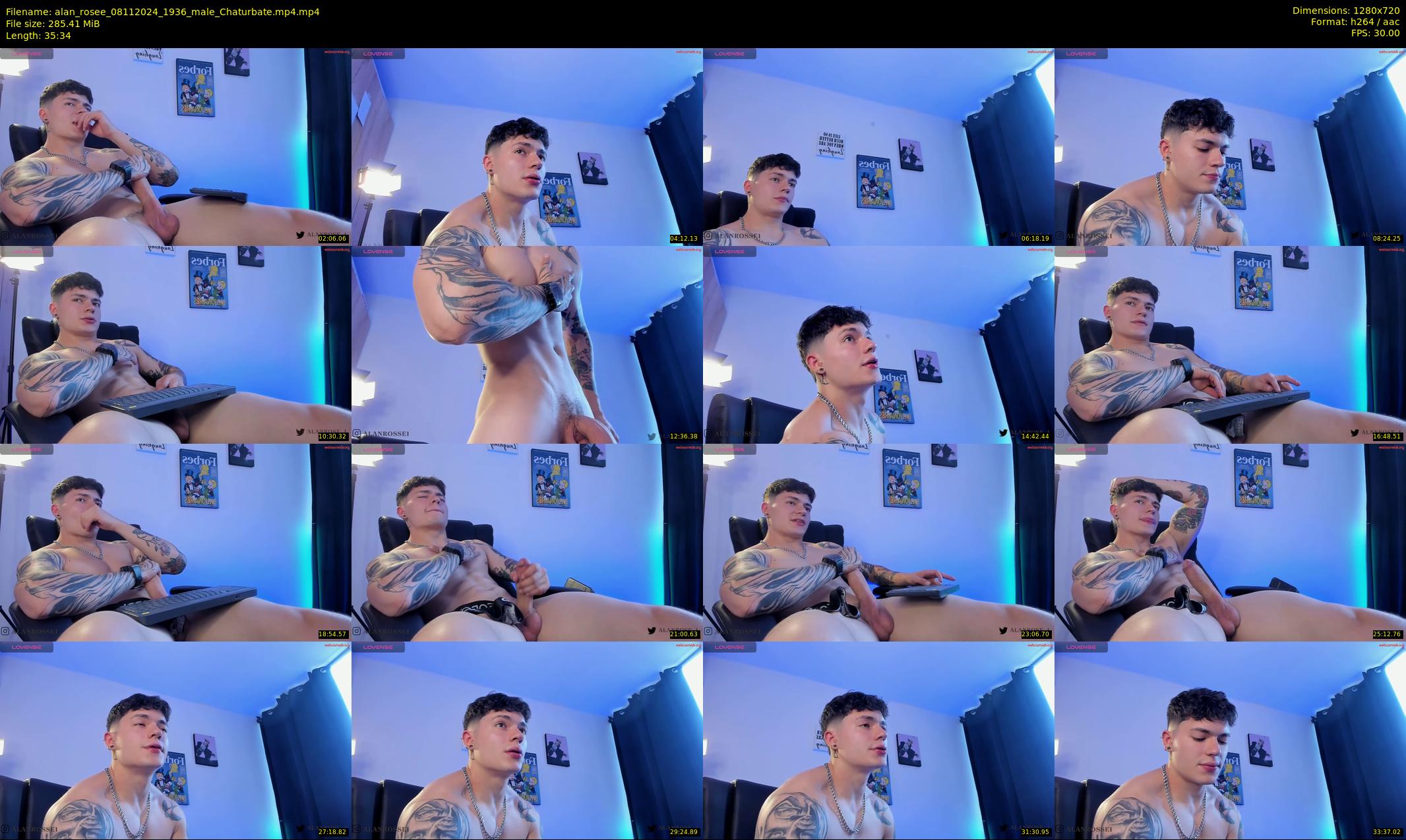 alan_rosee — 36 minute Chaturbate male cam show recording, 720p, Nov 8, 2024