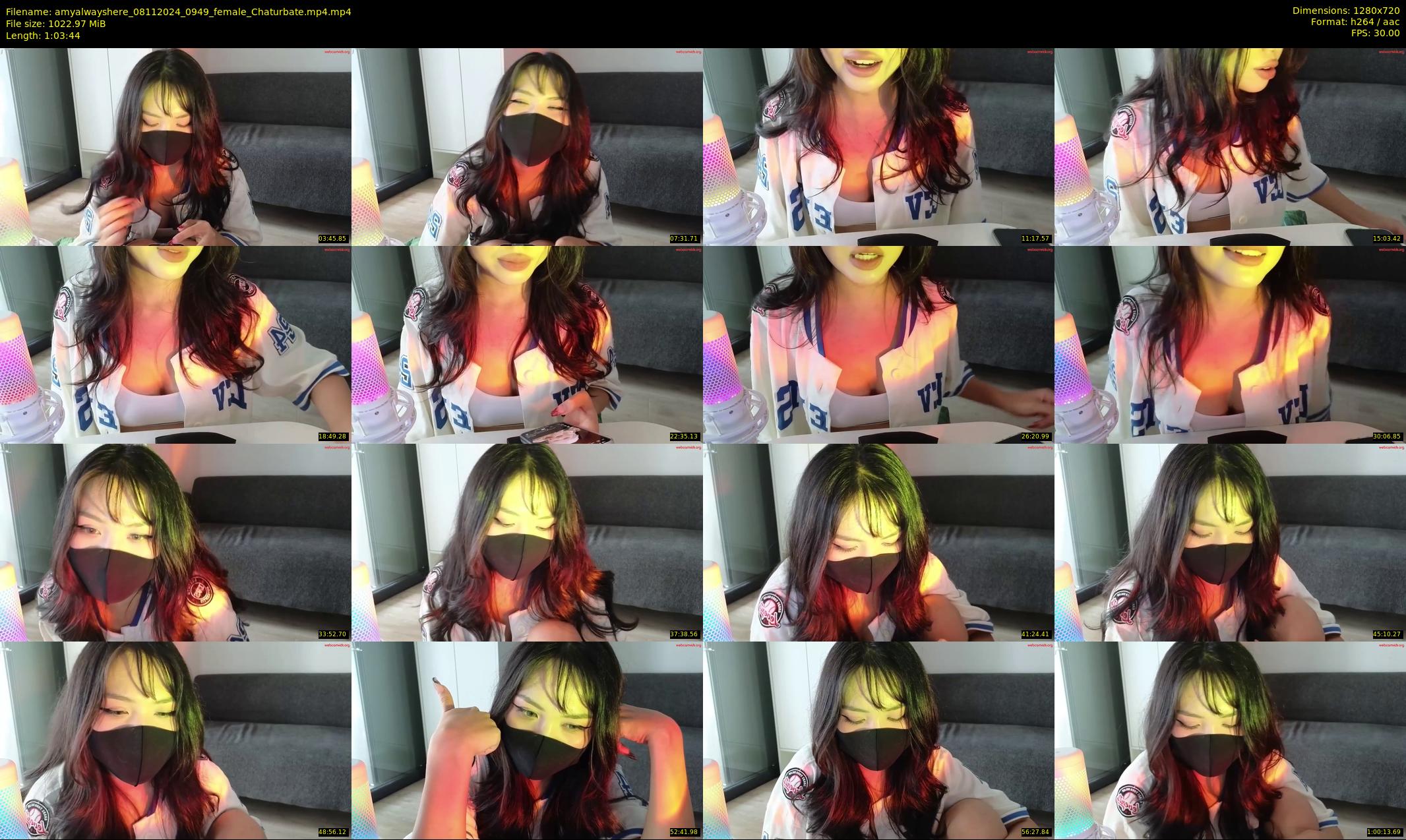 amyalwayshere — 64 minute Chaturbate female cam show recording, 720p, Nov 8, 2024
