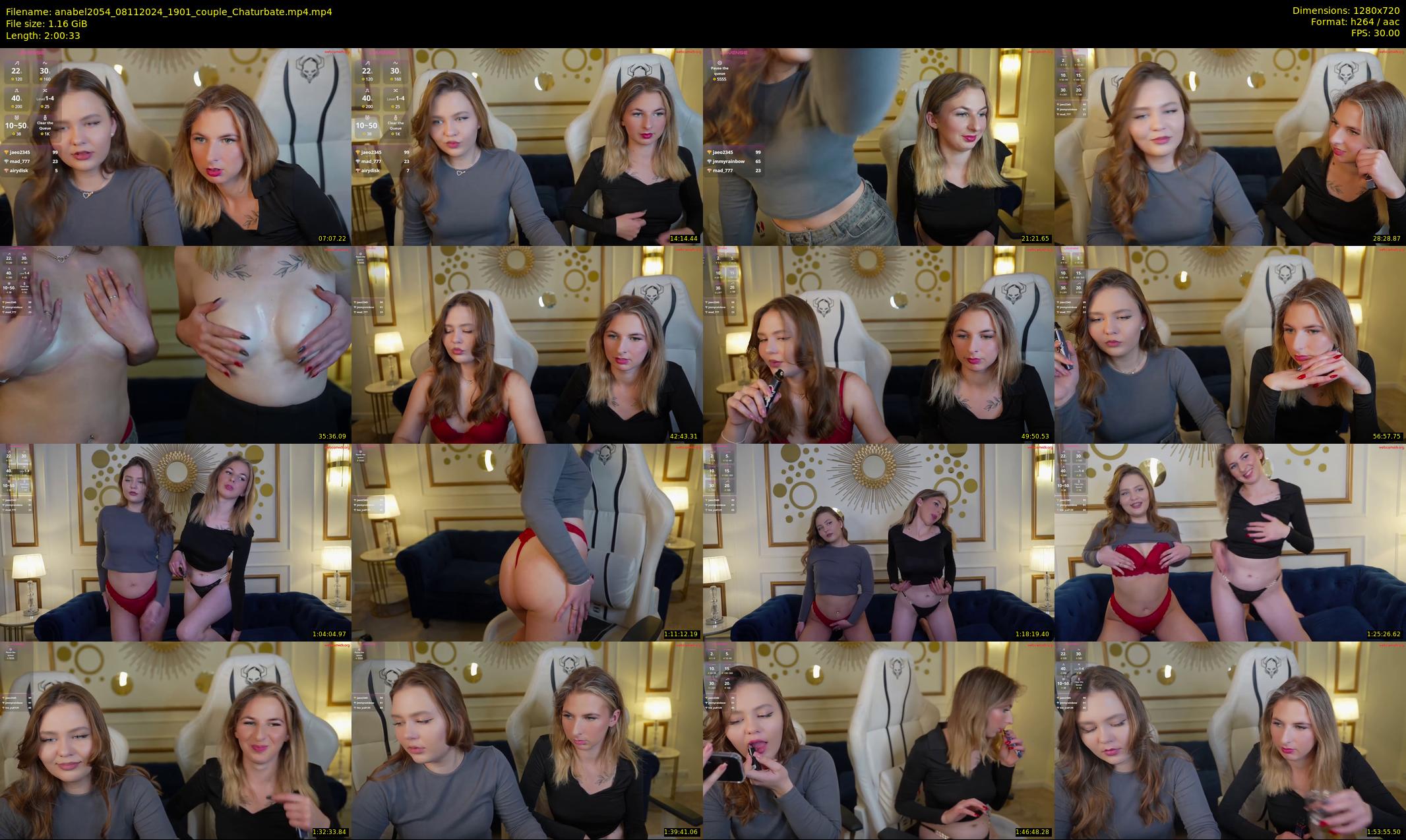 anabel2054 — 121 minute Chaturbate female cam show recording, 720p, Nov 8, 2024