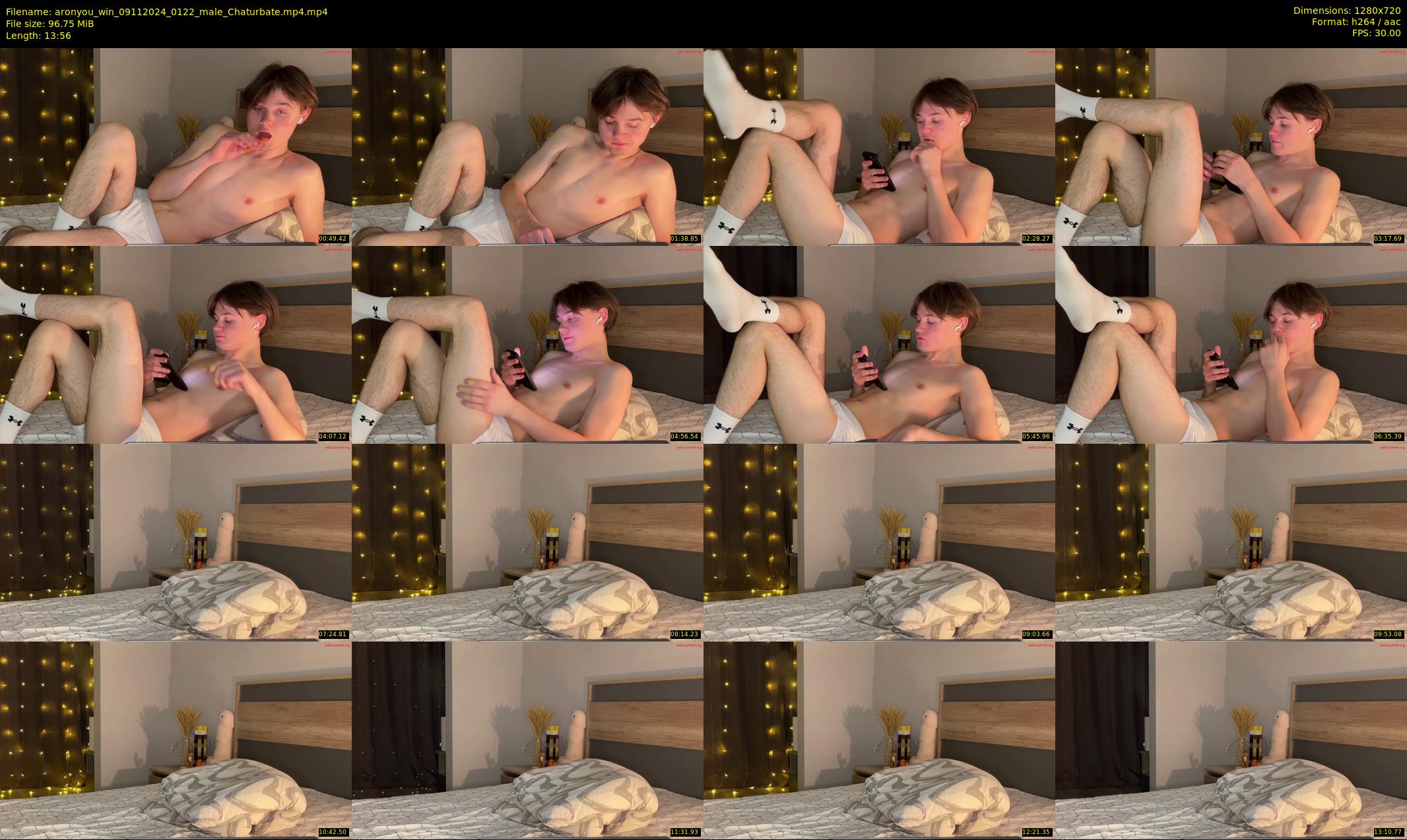 aronyou_win — 14 minute Chaturbate male cam show recording, 720p, Nov 9, 2024